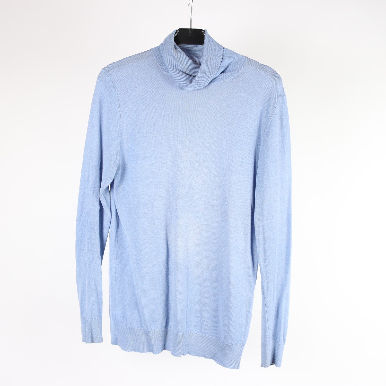 Tröja, Massimo Dutti, blå, ull, silke, stl. M