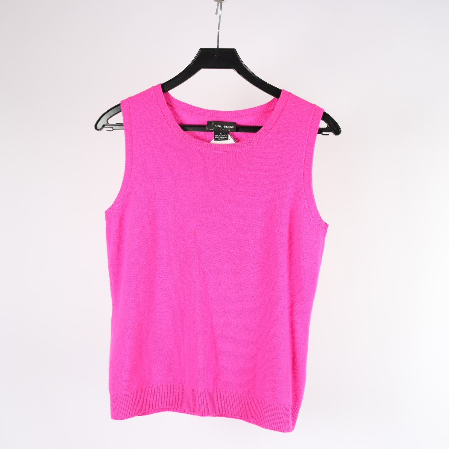 Väst, Bloomingdales, rosa, cashmere, stl. XL