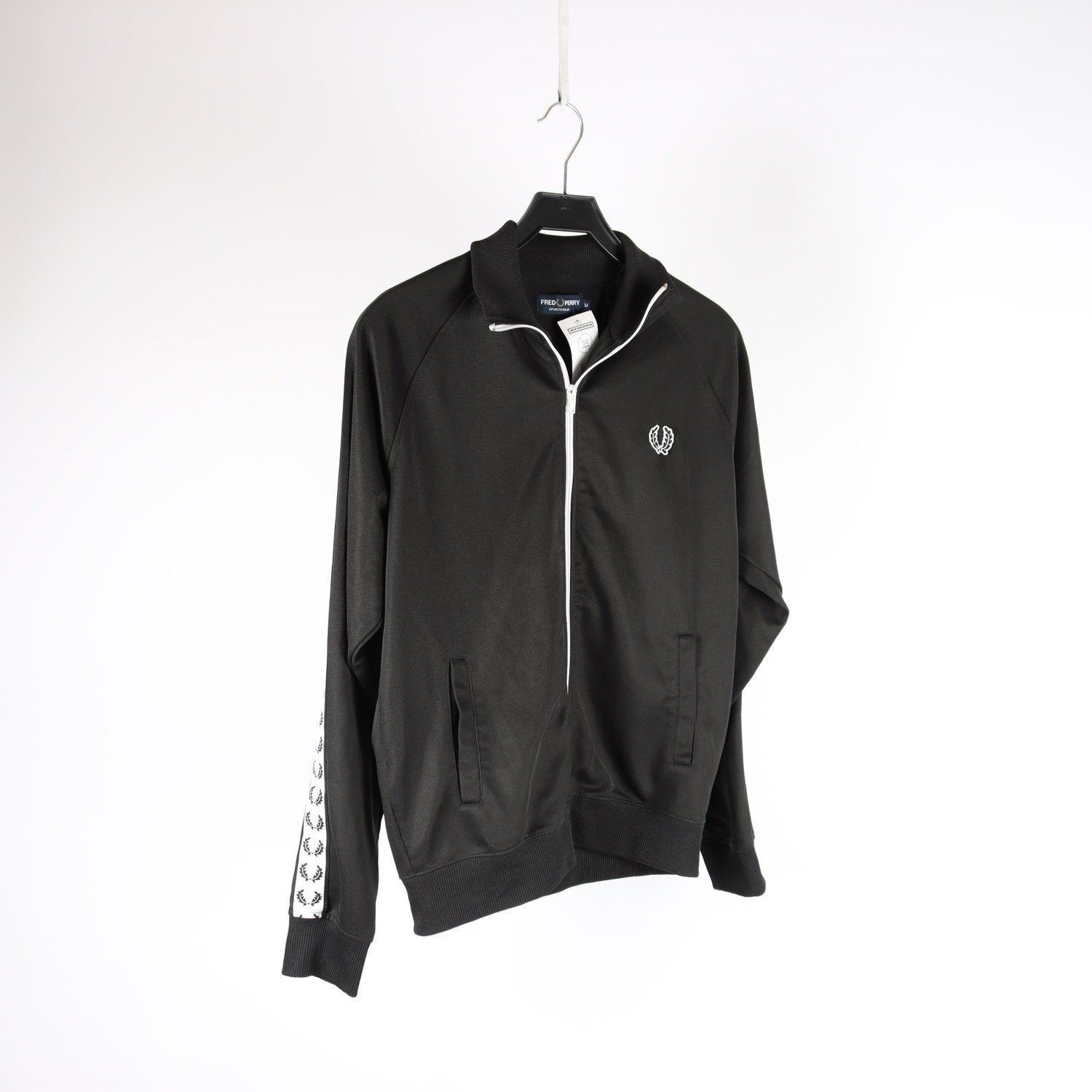 Träningsjacka, Fred Perry, svart, stl. M