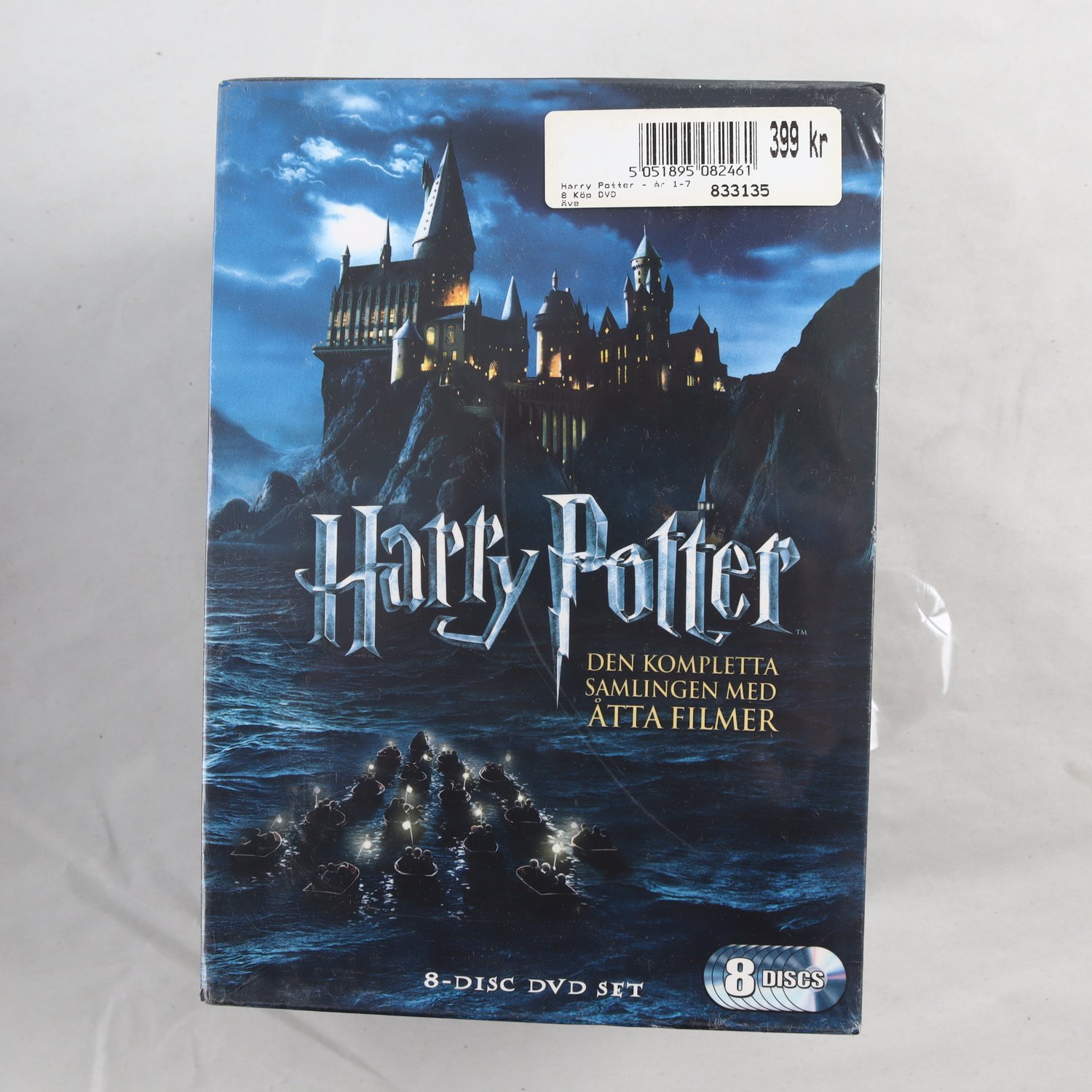 DVD Harry Potter, Den kompletta samlingen med åtta filmer
