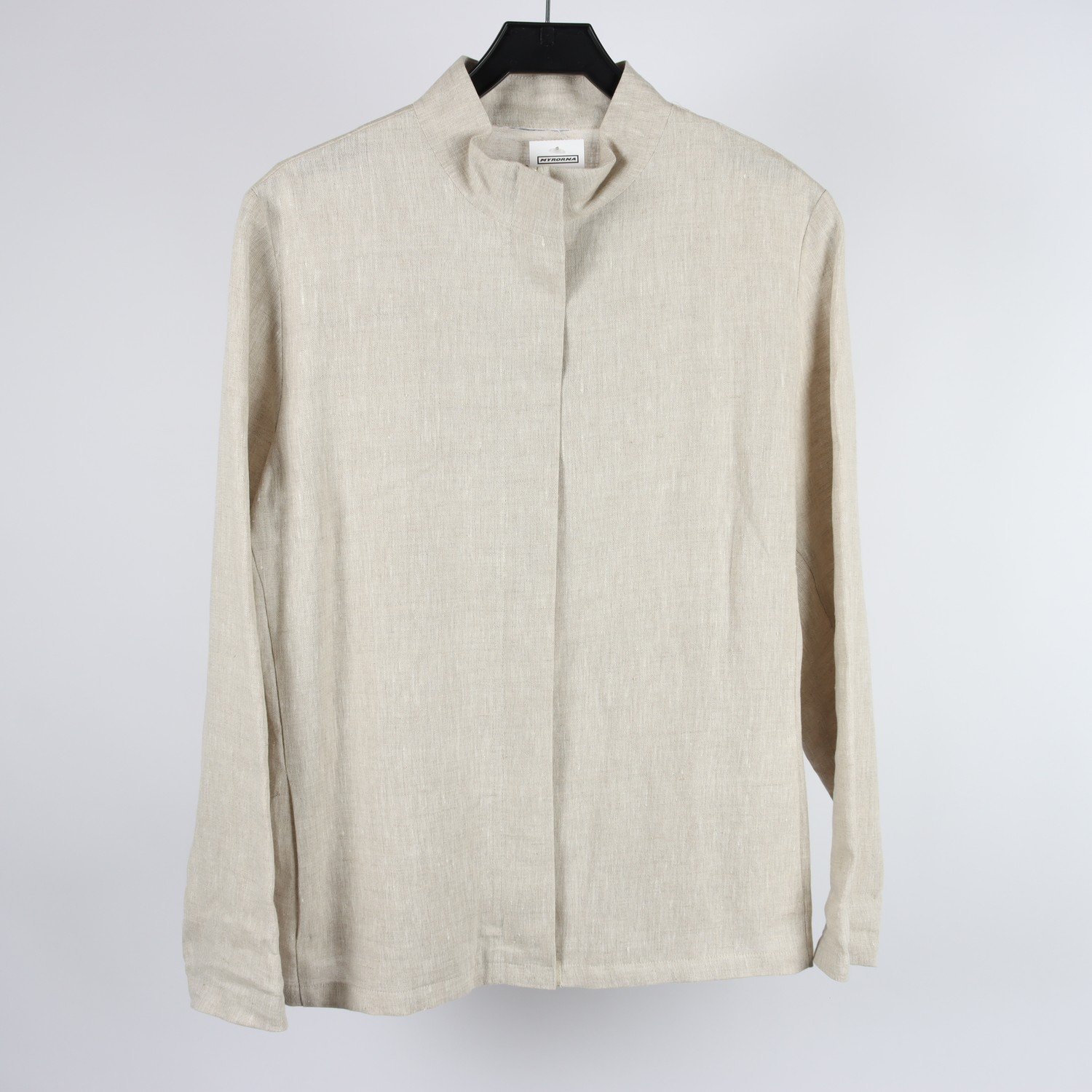Sommarjacka, Okänd, beige, lin, stl. ca. M