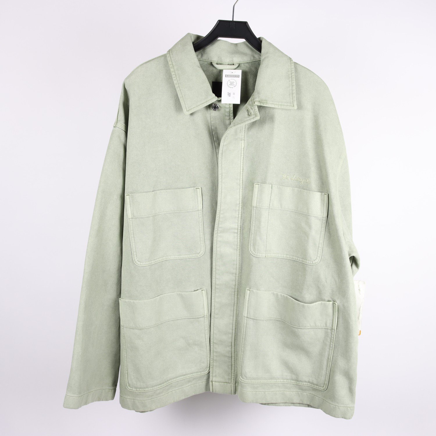 Skjortjacka, H&M, grön, stl. XXL