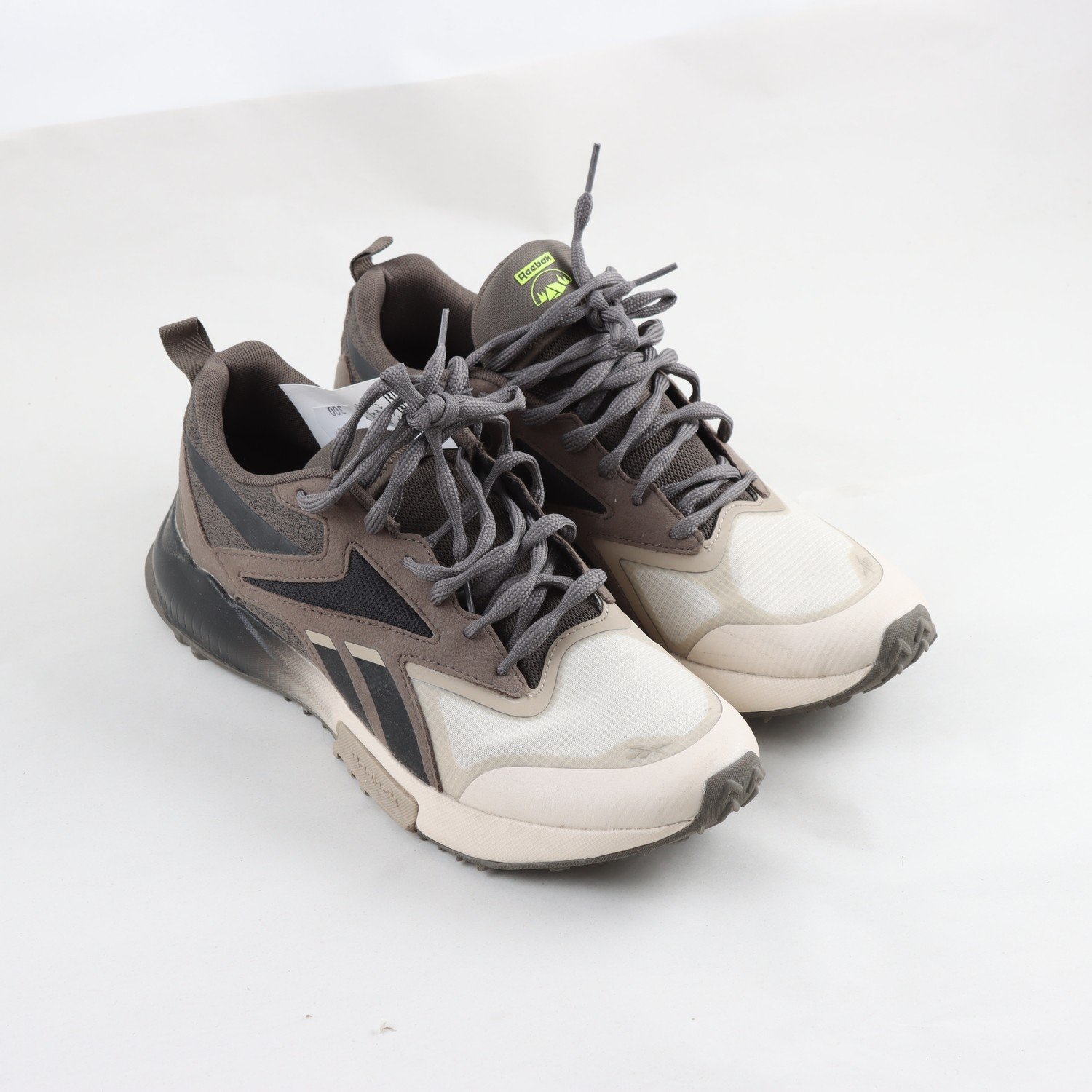 Sneakers, Reebok, beige, grön, stl. 42