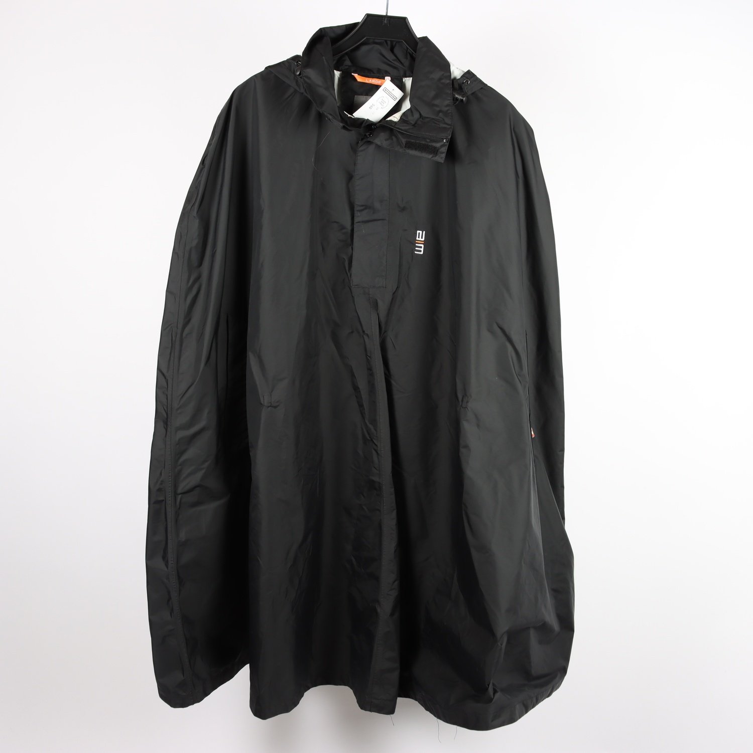 Regnponcho, AIM, svart, stl. L