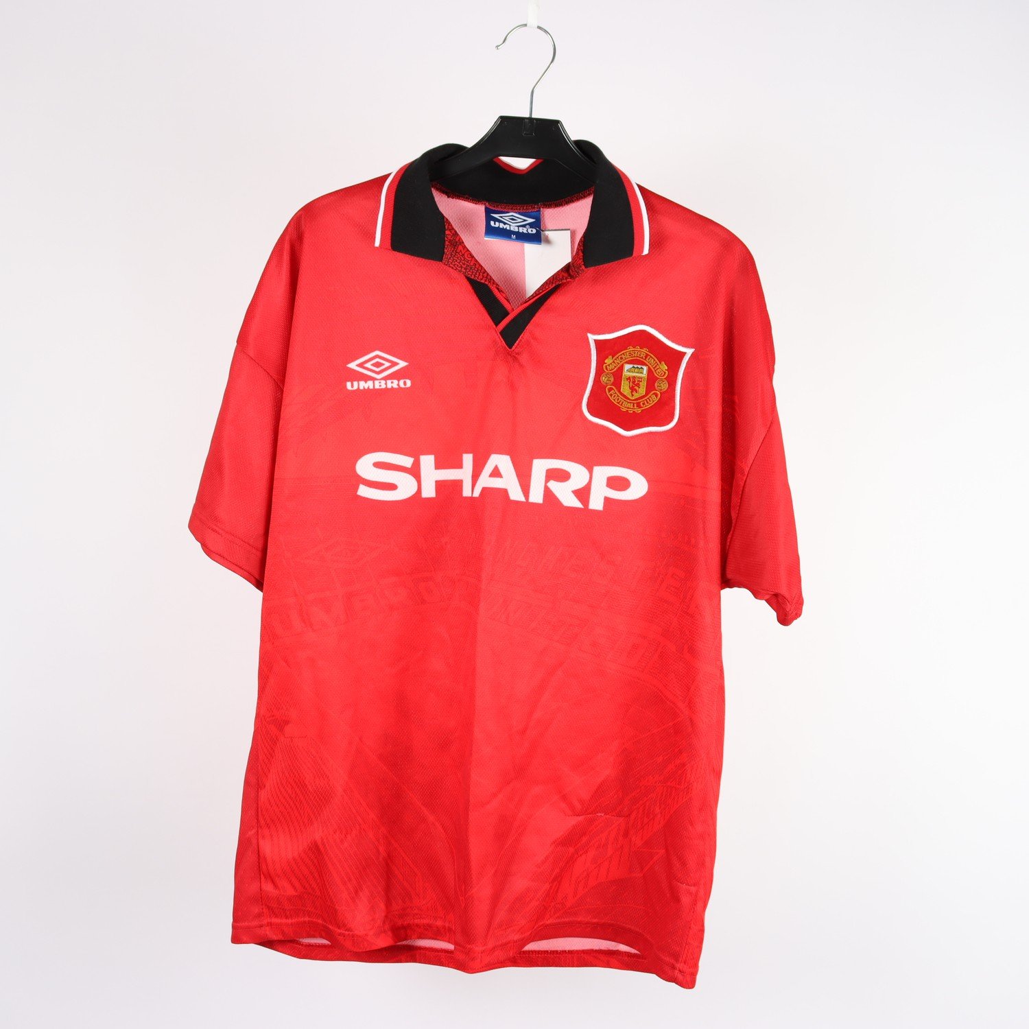 Fotbollströja, Umbro, Manchester United, röd, stl. M