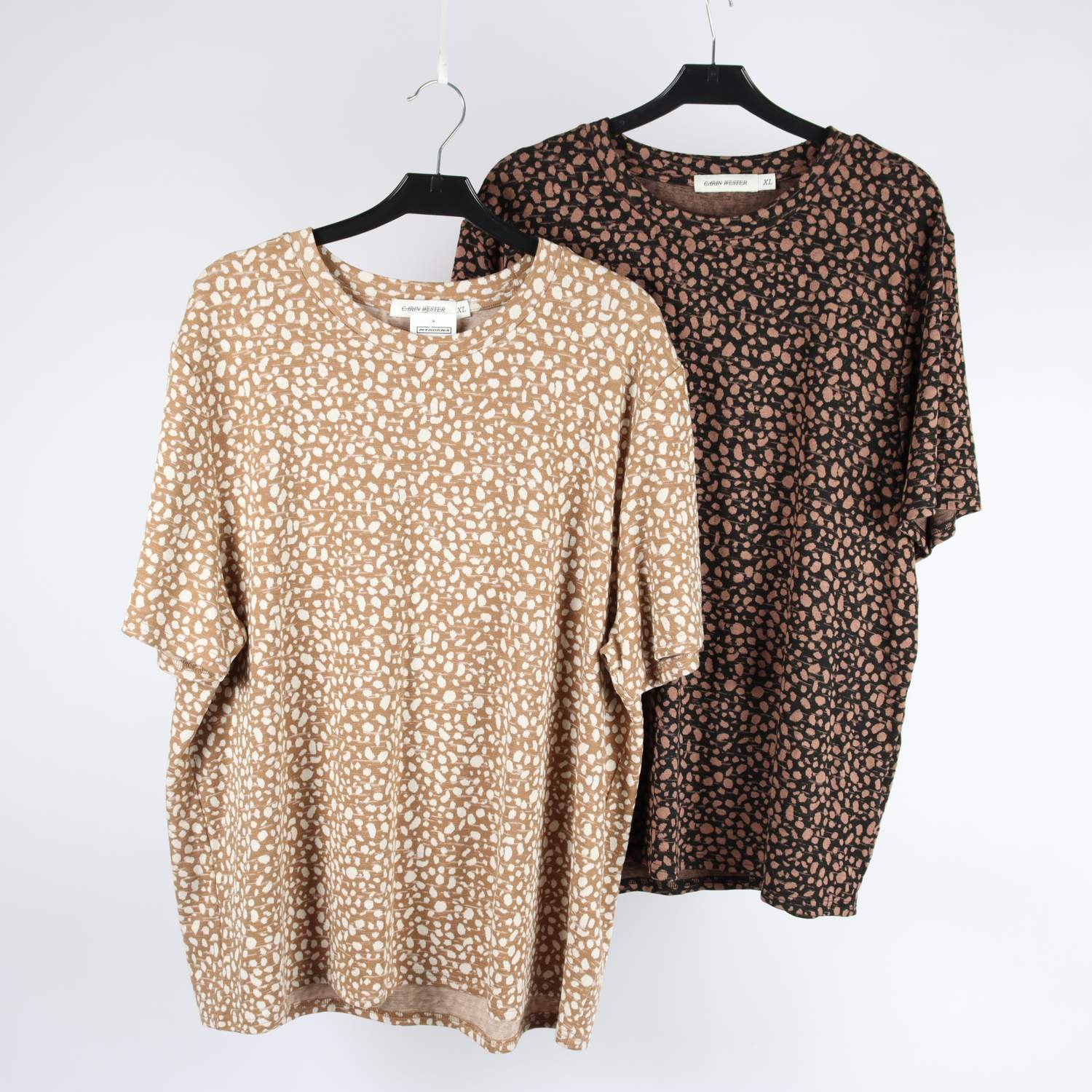 Tröja, Carin Wester, 2-pack, brun, beige, stl. XL