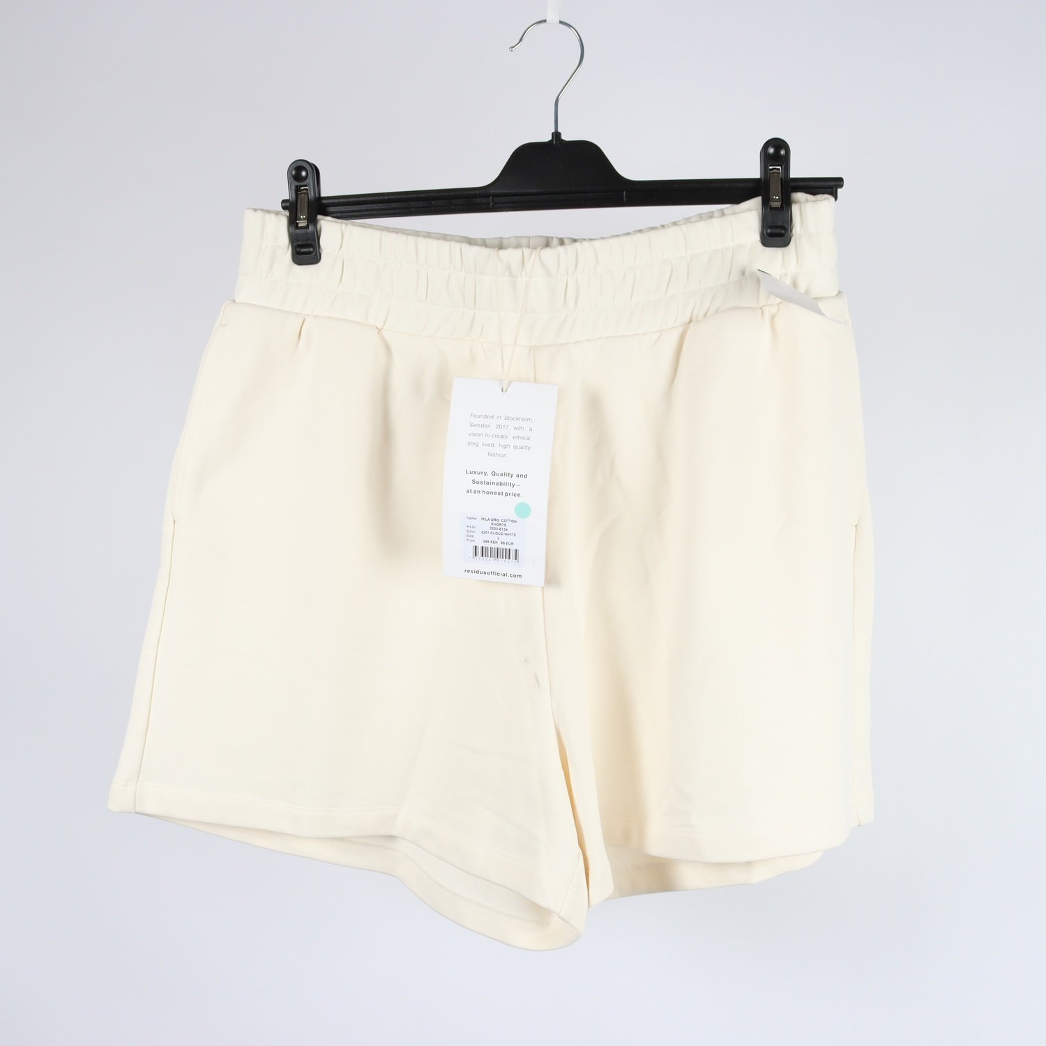 Shorts, Residus, vit, stl. L