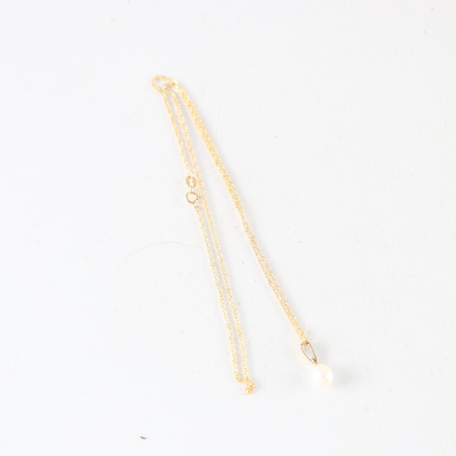 Halsband, Guld 9K, pärla