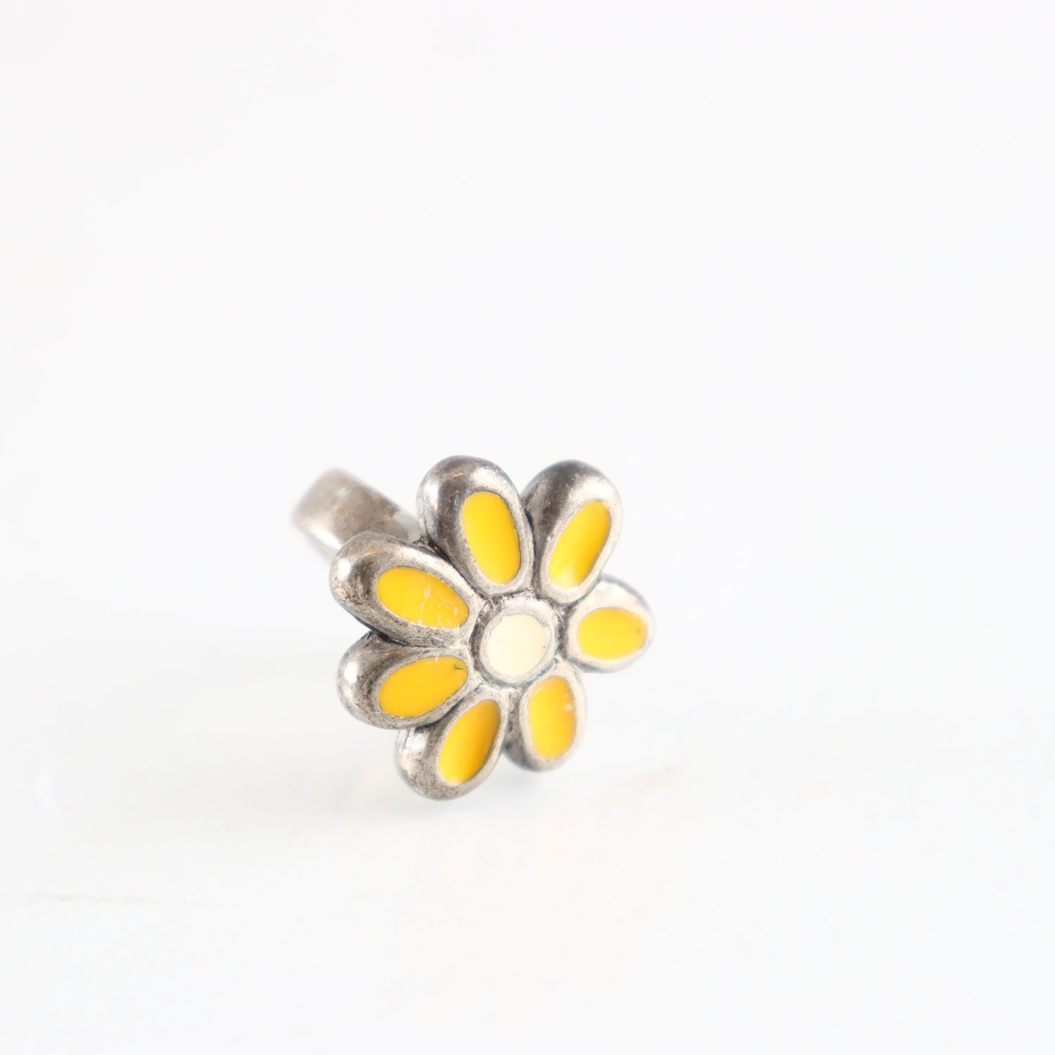 Ring, Silver, Emalj, Brv: 9 g