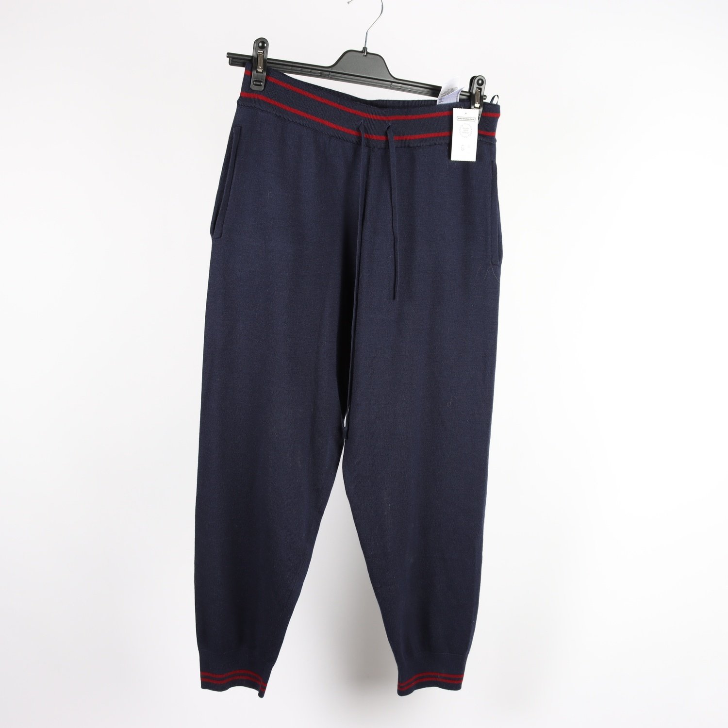 Byxor, JW Anderson x Uniqlo, blå, stickade, stl. L