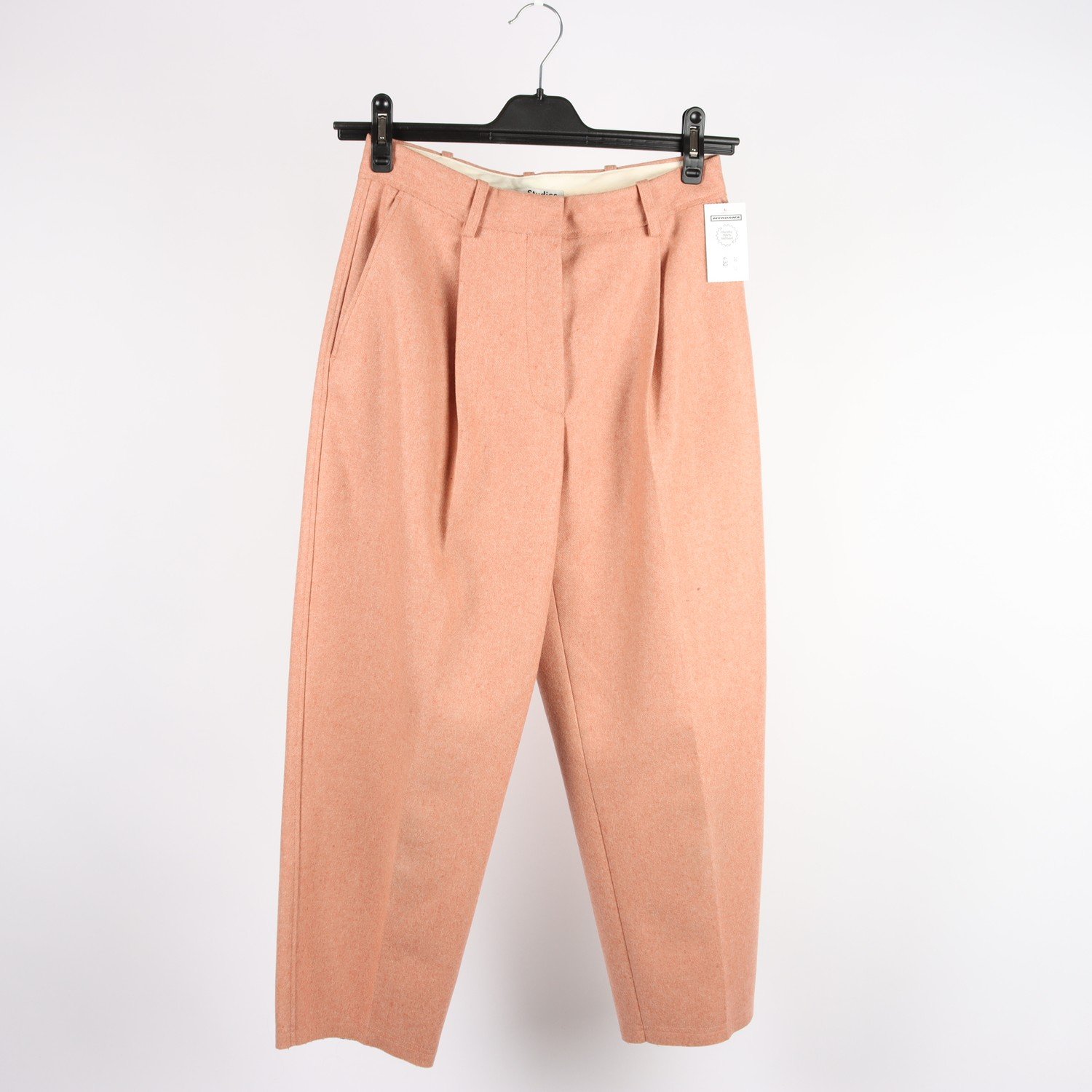 Byxor, Acne Studios, laxrosa, ull, cashmere, stl. 36