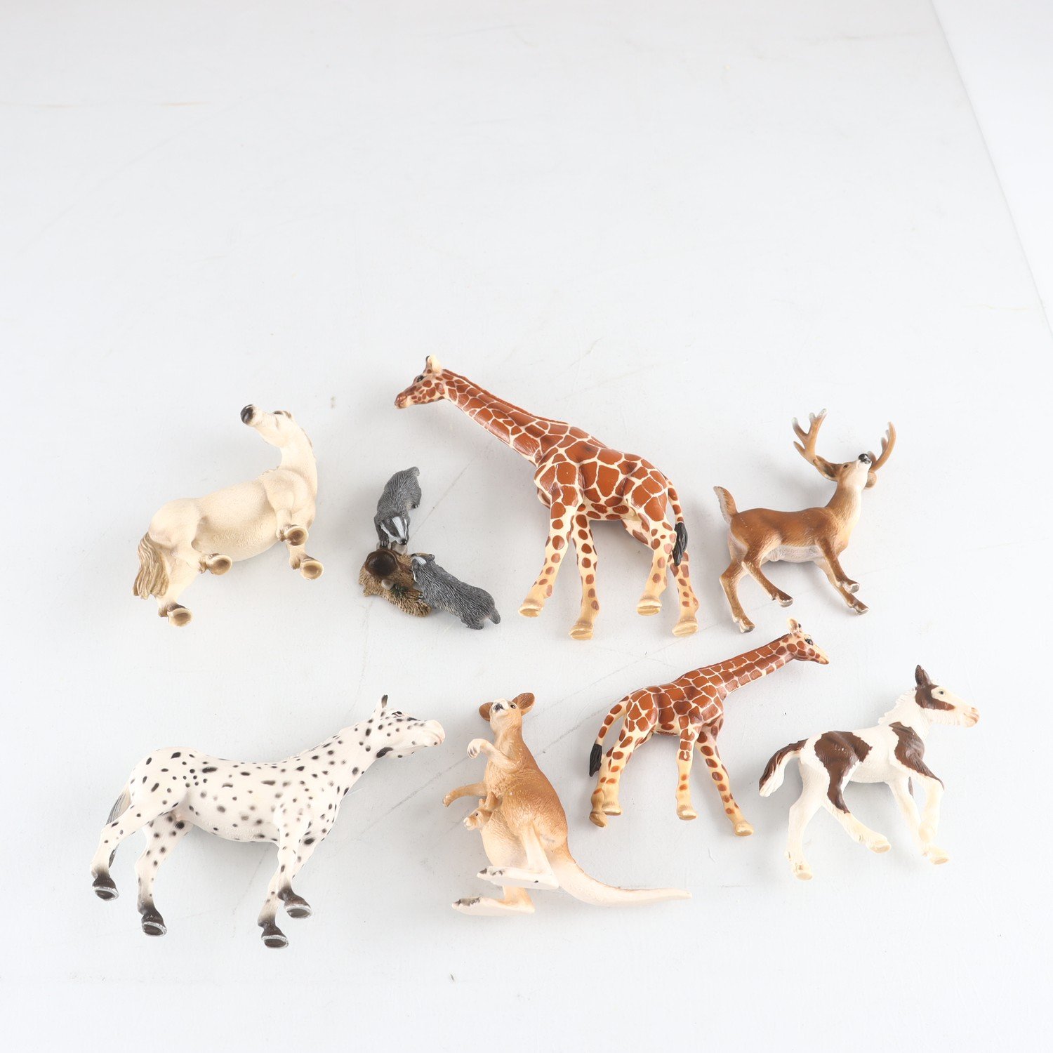 Leksaksdjur, Schleich, blandade djur, 8st