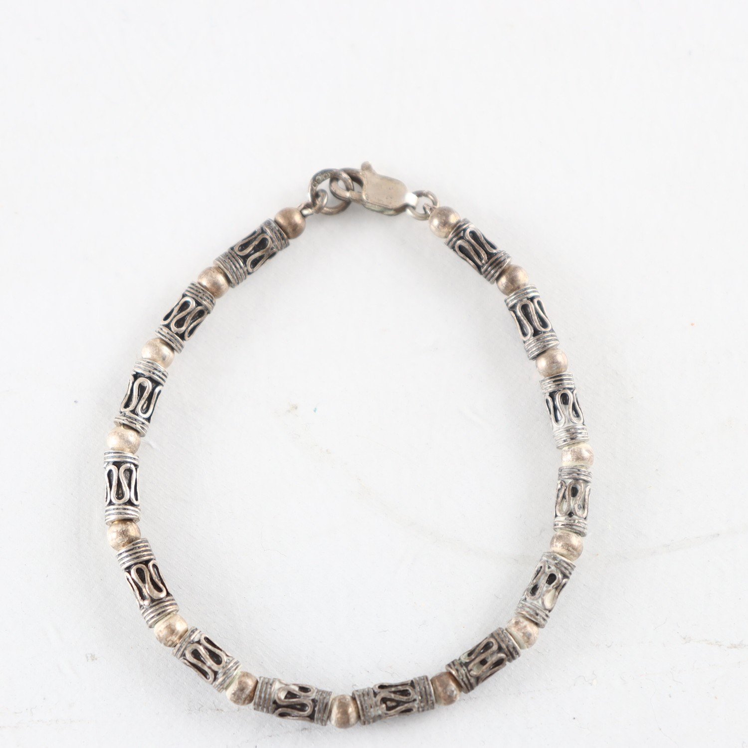 Armband, Silver, Vikt: 13,1 g