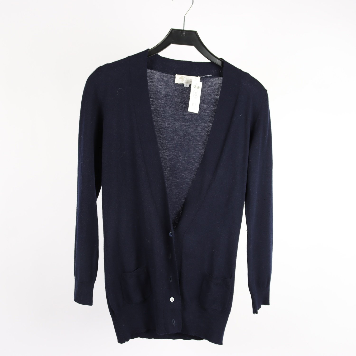 Kofta, Lotti P, blå, cashmere, stl. L