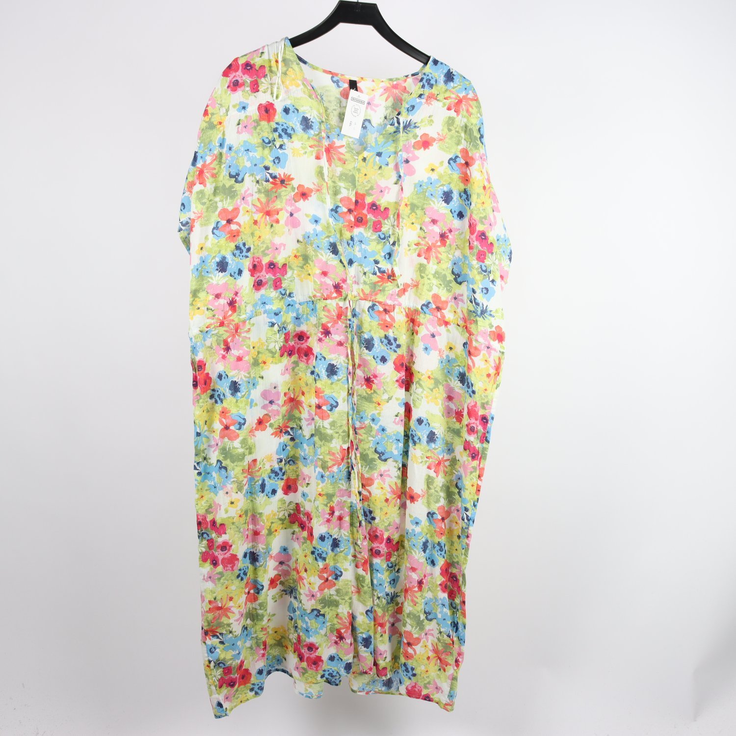 Klänning, Xlnt, blommig, rosa, blå, stl. 2XL