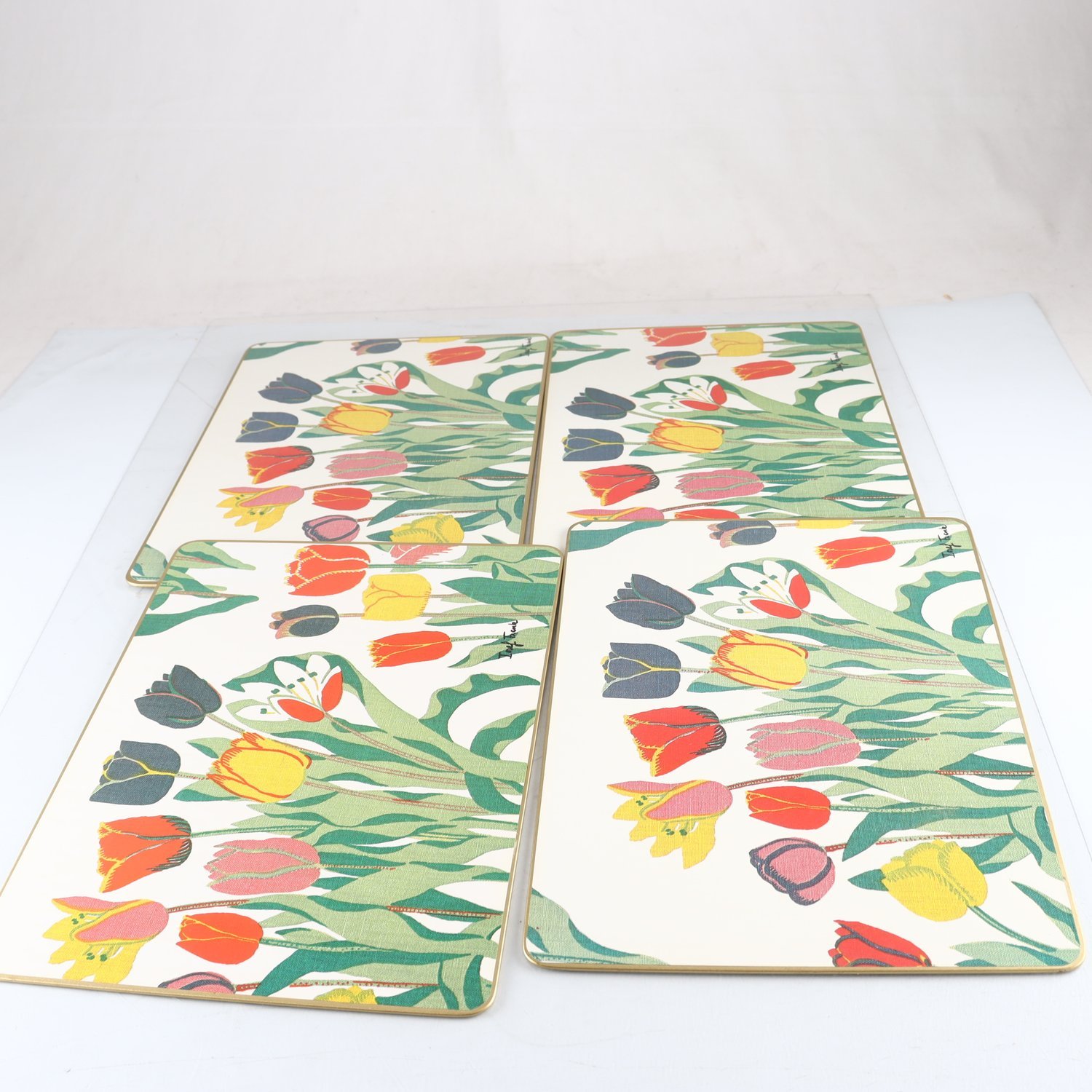Underlägg, Svenskt tenn, Josef Frank, 4 st. Samfraktas ej.