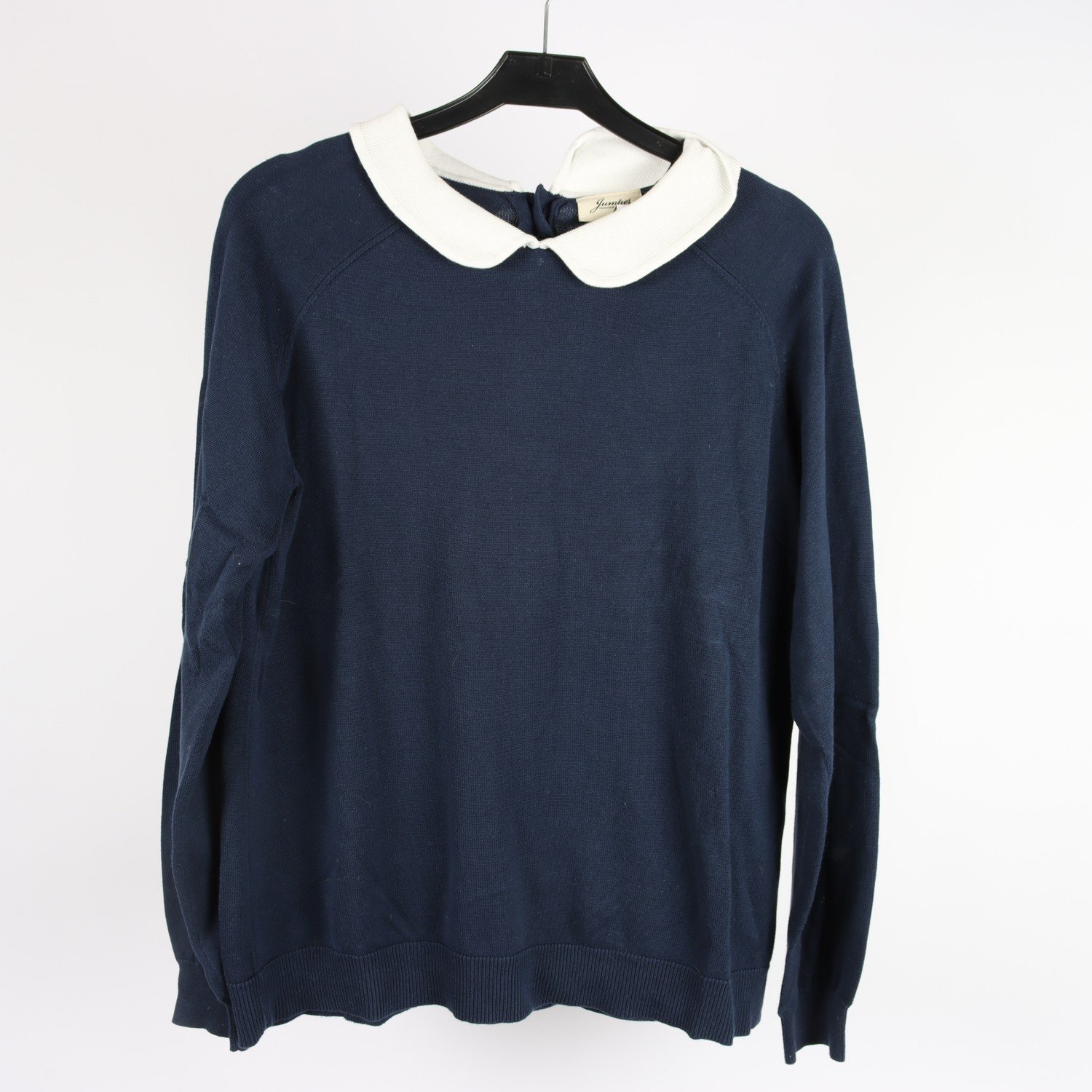 Tröja, Jumperfabriken, blå, vit, stl. M