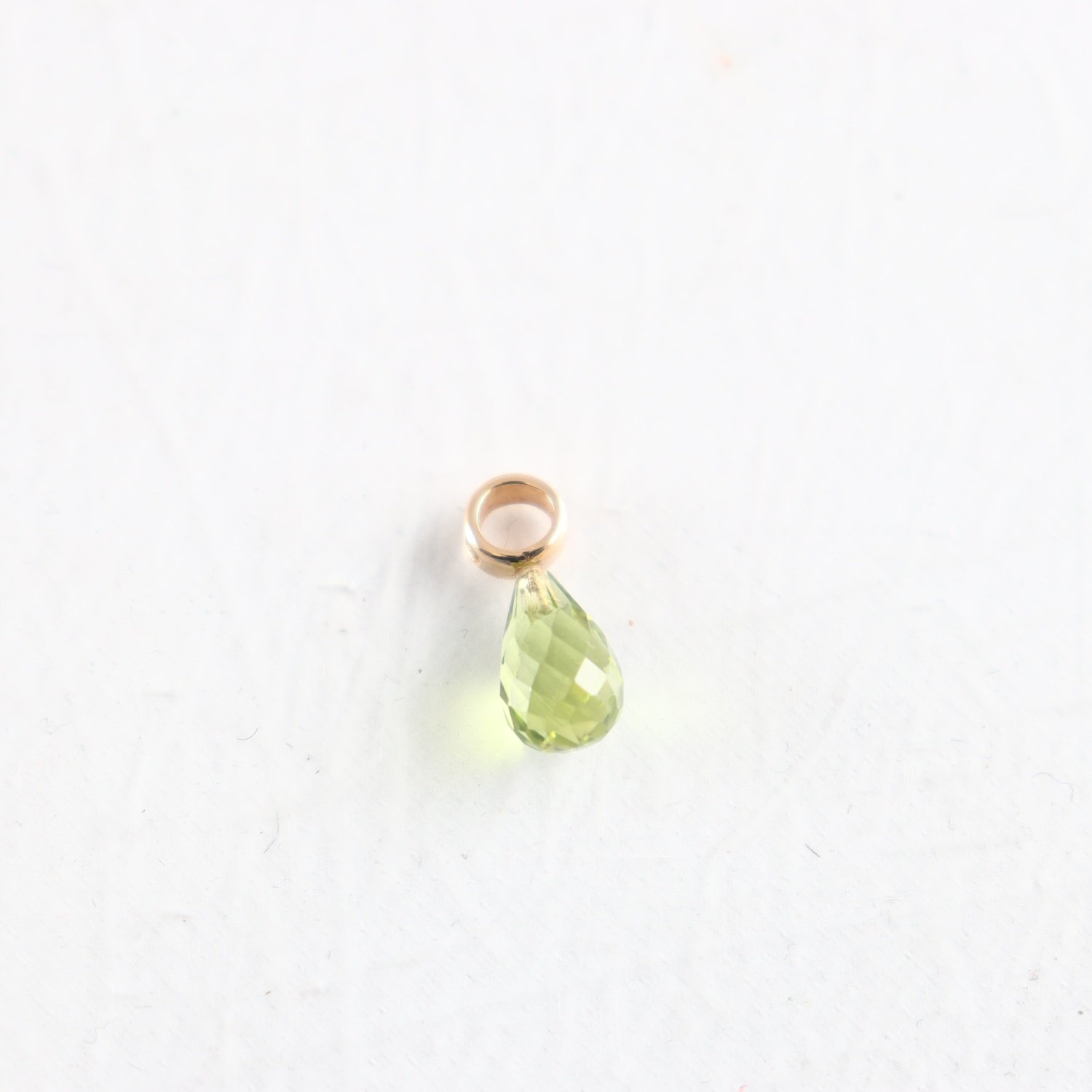 Hänge 18k, Glas, Brv: 0,9 g