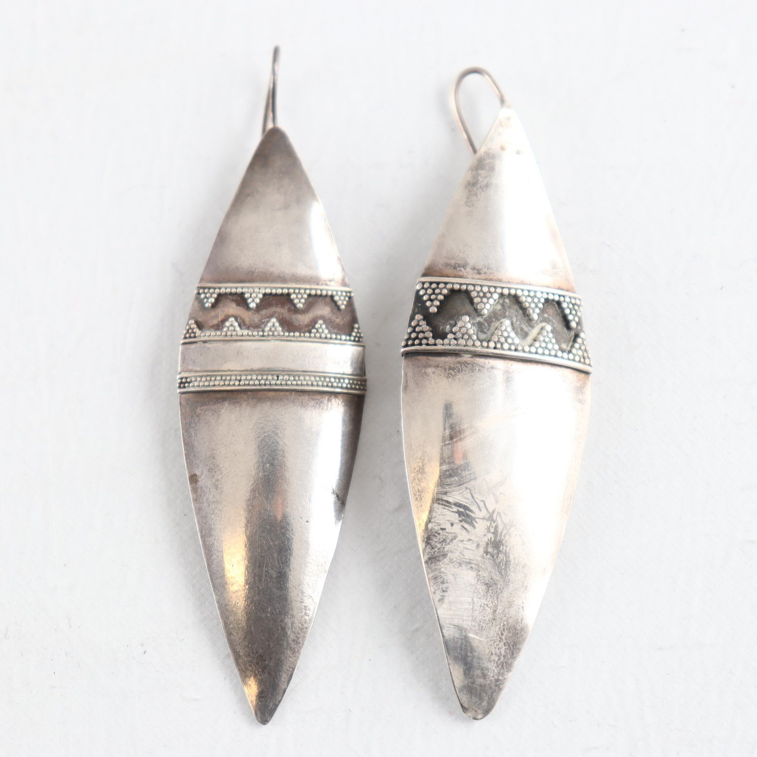 Örhängen, Silver, Vikt: 8,6 g