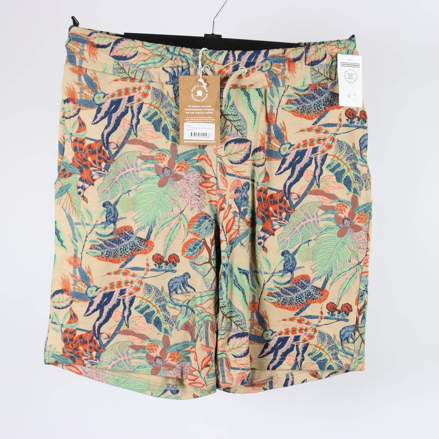 Shorts, Dedicated, mönstrad, beige, stl. M