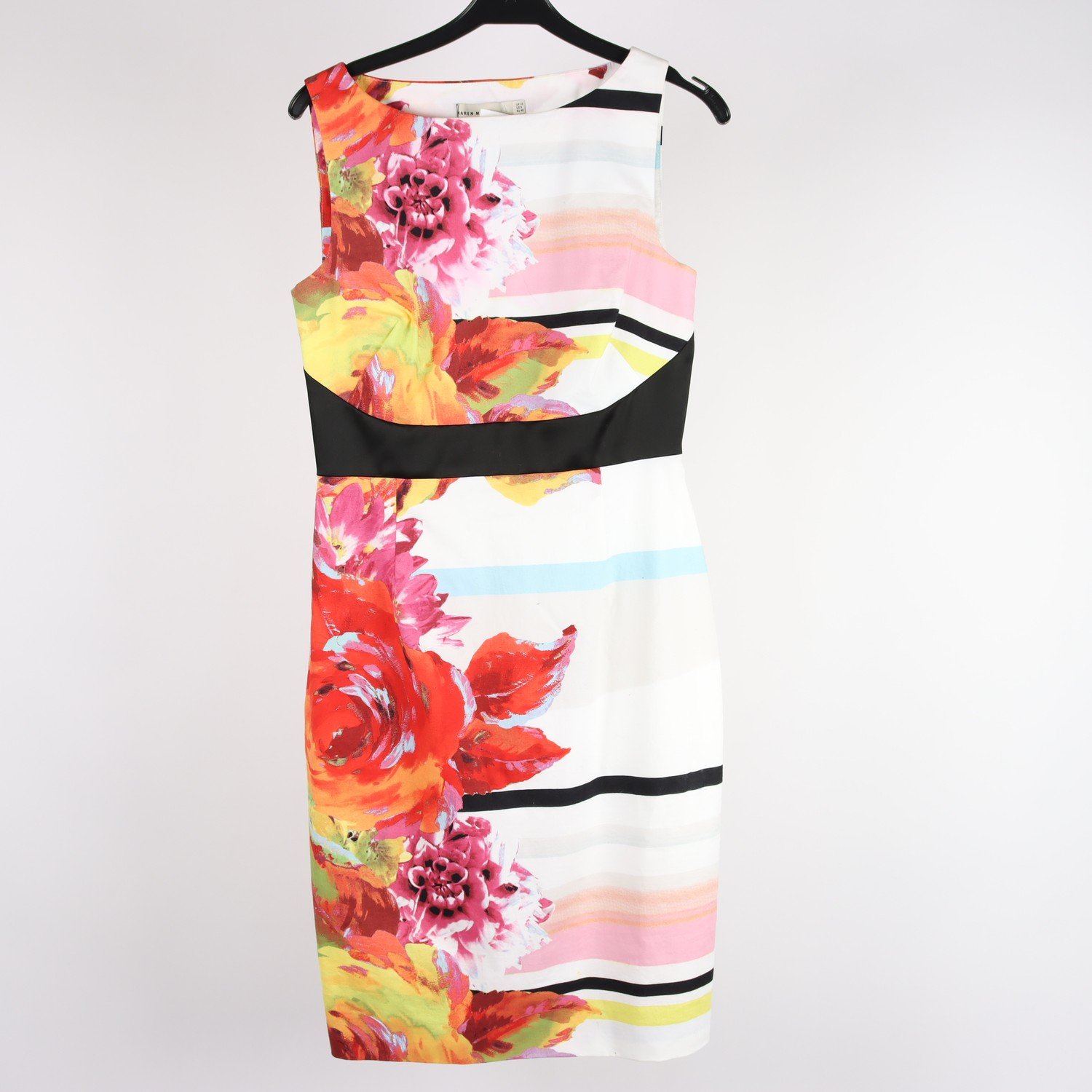 Klänning, Karen Millen, rosa, vit, blå, stl. 40