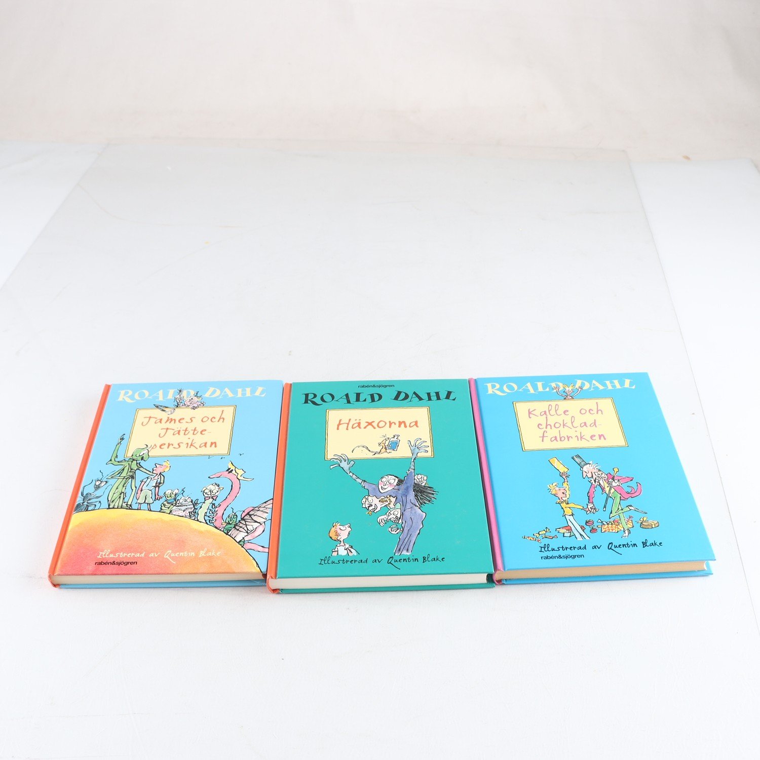 Roald Dahl, bokpaket med 3 volymer