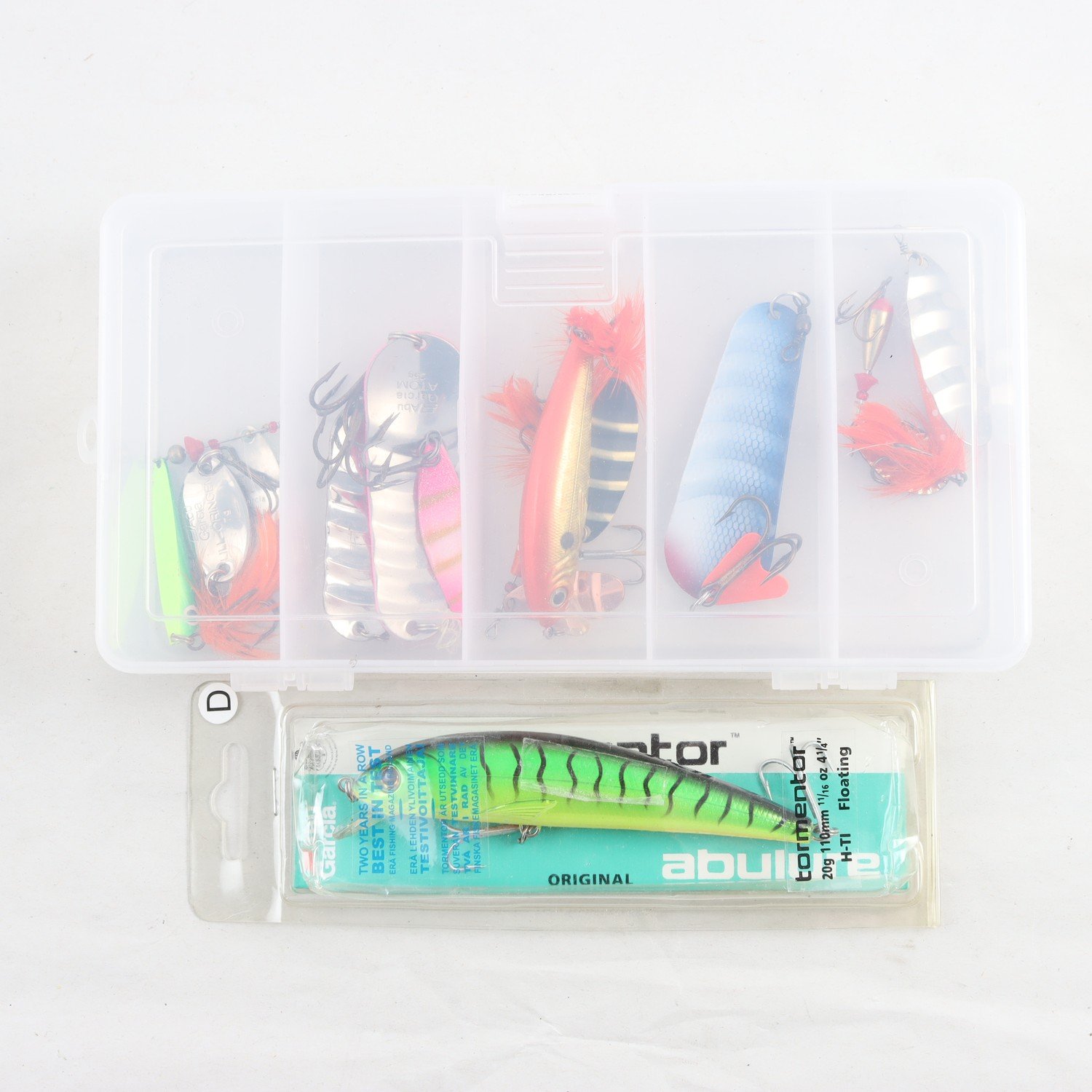 Fiskedrag, Abu garcia, blandat.