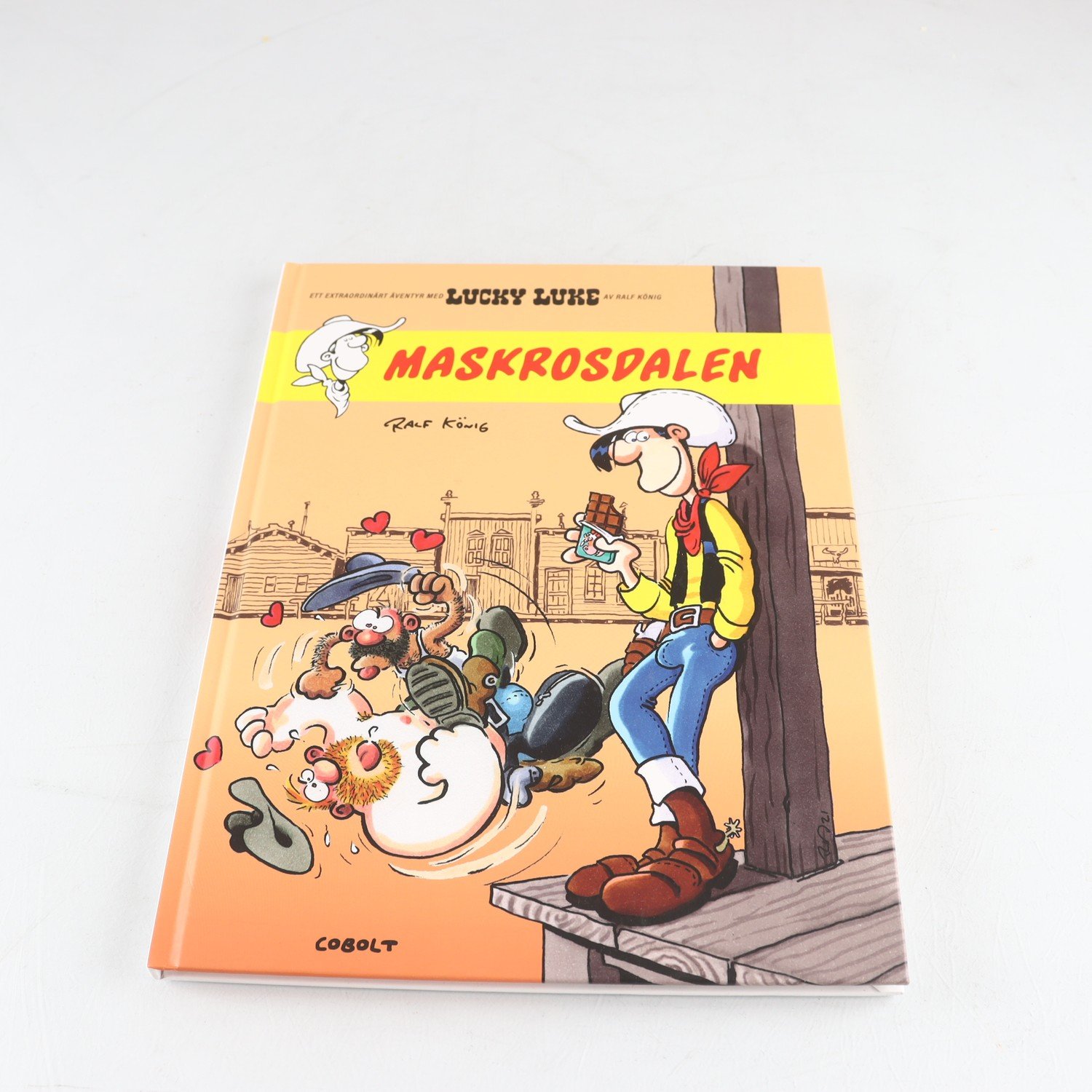 Lucky Luke, Maskrosdalen, 1:a upplaga