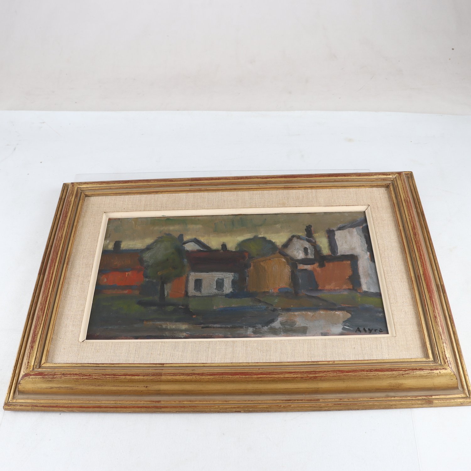 Olja på pannå, Ragnar Alyre, (1897-1975), signerad. Samfraktas ej.