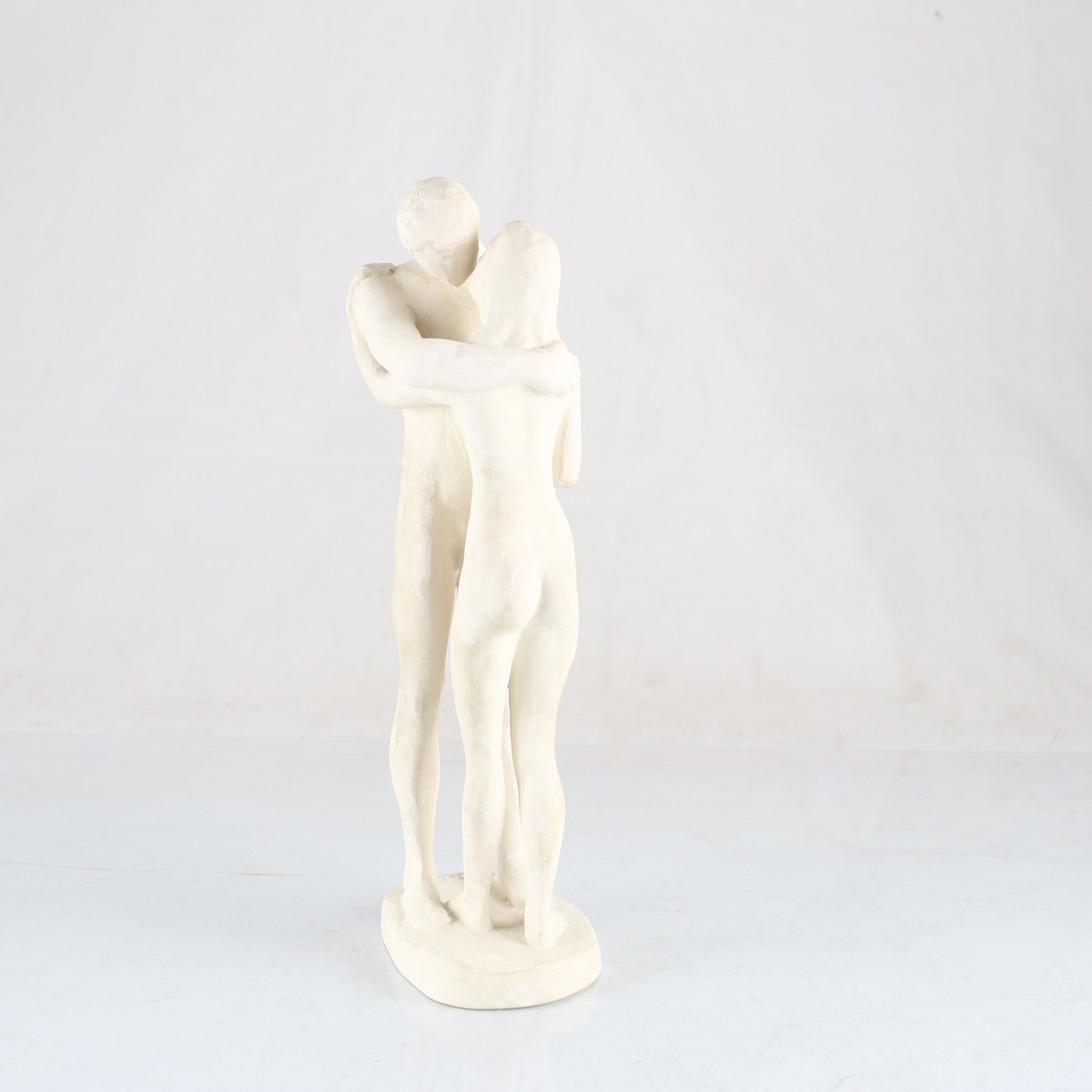 Figurin, patinerad gips, ”De två träden”, Gudmar Olovson. Samfraktas ej.