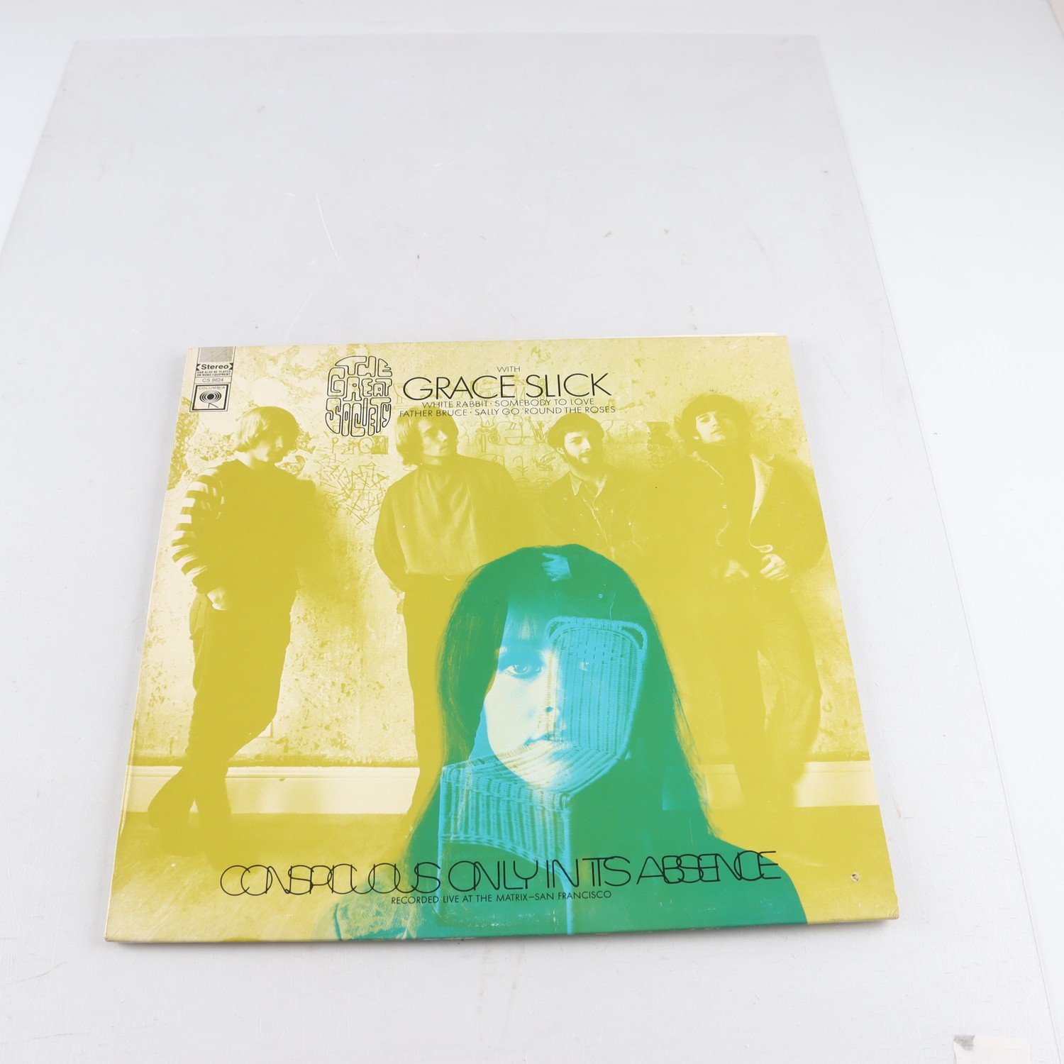 LP The Great Society With Grace Slick, Conspicuous Only In Its Absence