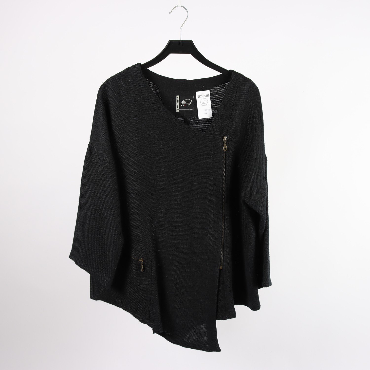Jacka, Olars Ulla Klädd i Konst, svart, stl ca. Stor (L-XXL)