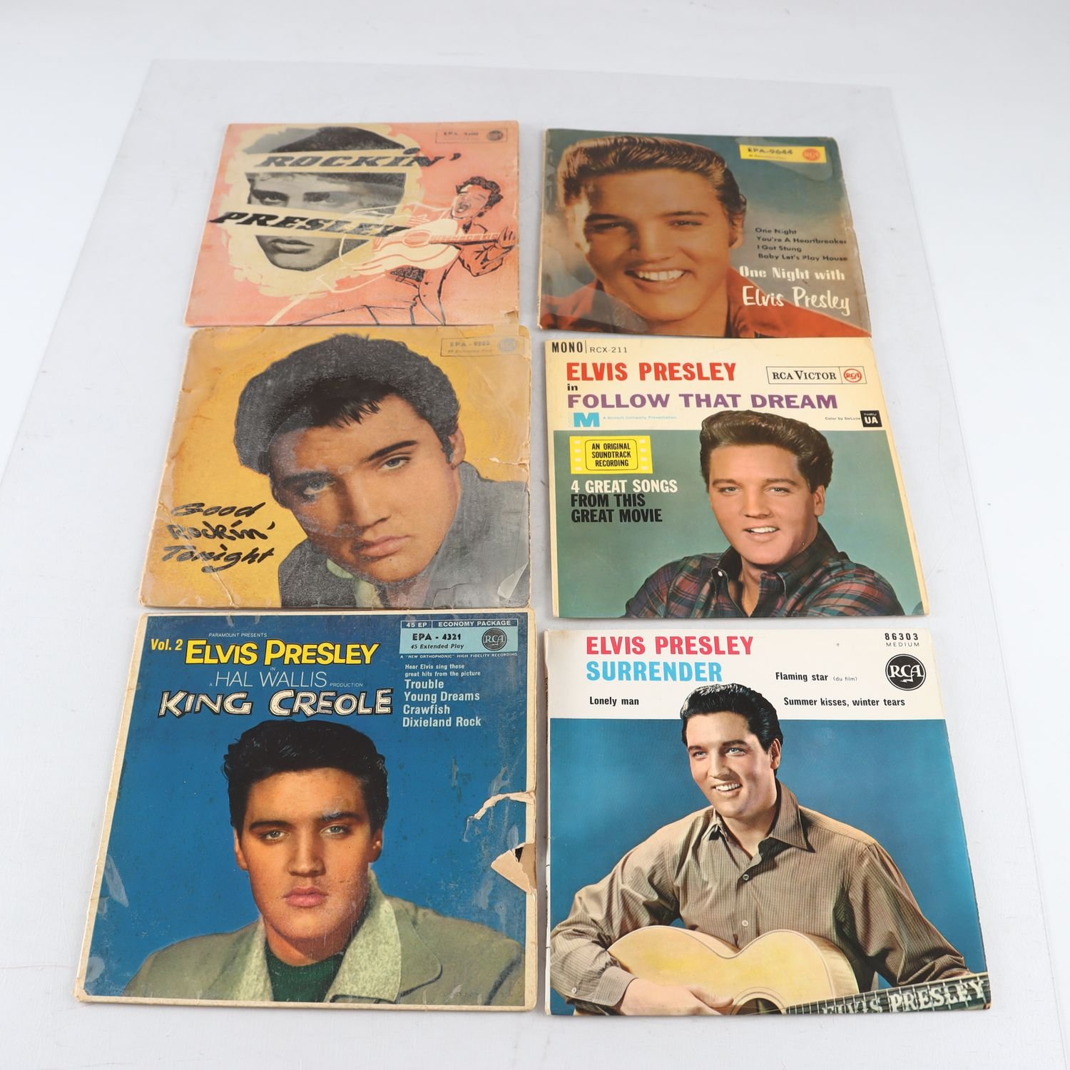 EP Elvis Presley, 6 titlar