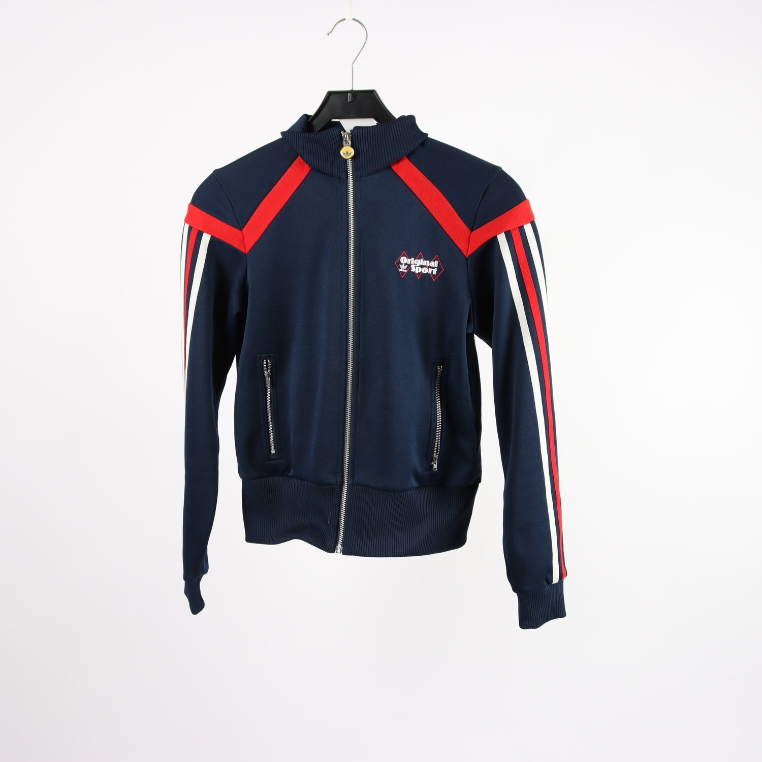 Sportjacka, Adidas, blå, stl. 38