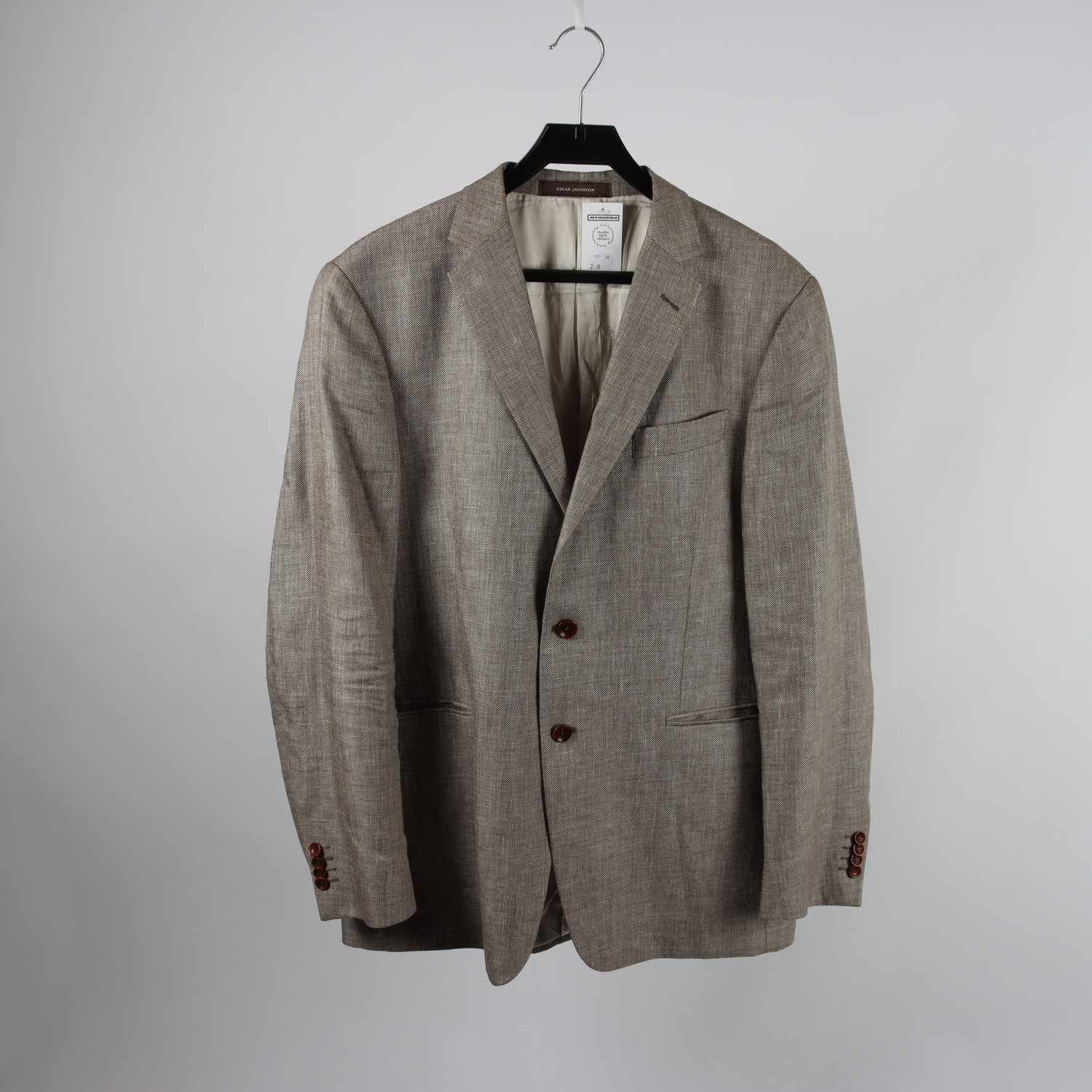 Kavaj, Oscar Jacobson, beige, stl. 52