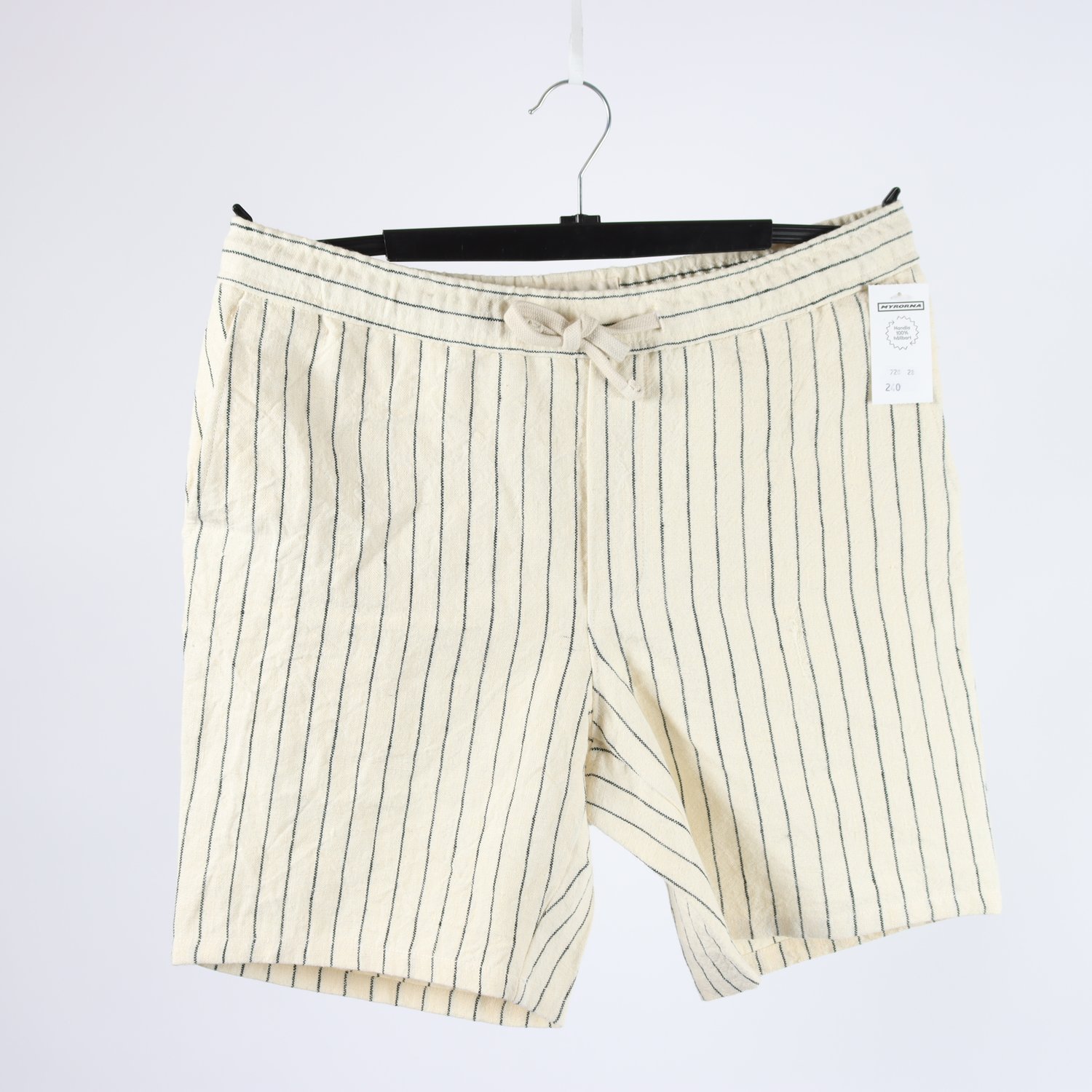 Shorts, A Days March, offwhite, blå, randig, stl. 50
