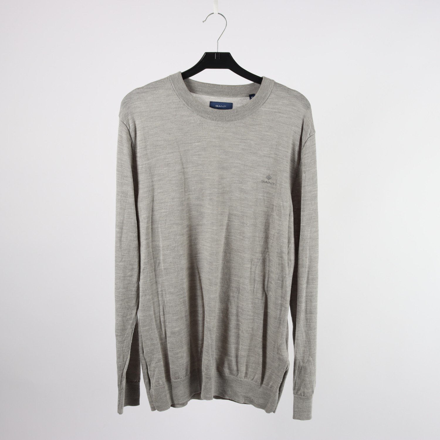 Tröja, Gant, grå, ull, stl. XL