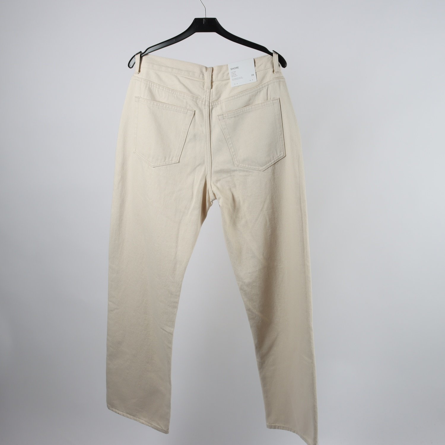 Jeans, Arket, ljusbeige, stl. 28
