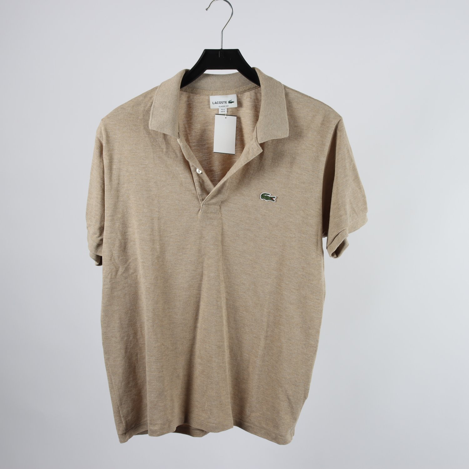 Piké, Lacoste, beige, stl. US M