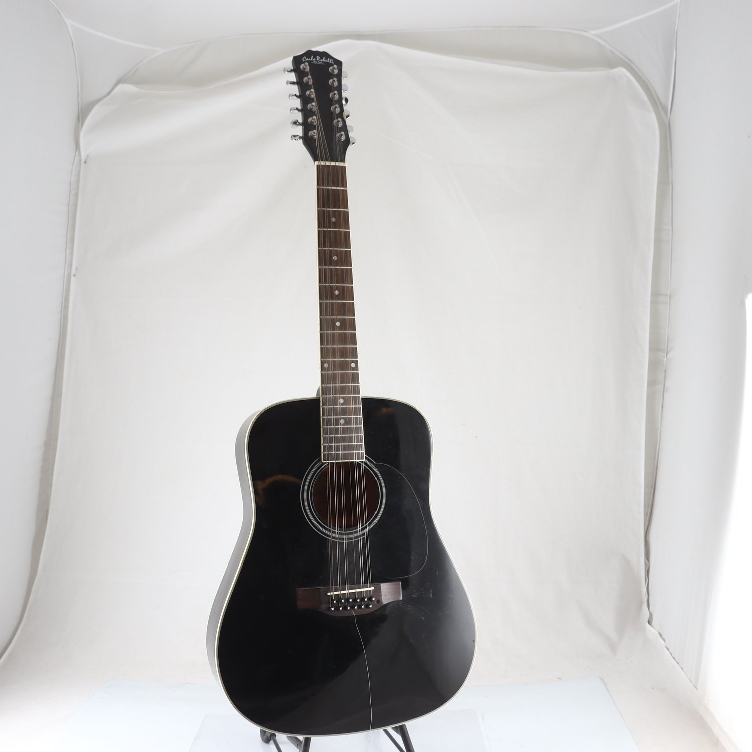 Akustisk gitarr, 12-strängad, Carlo Rebelli. Endast avhämtning.