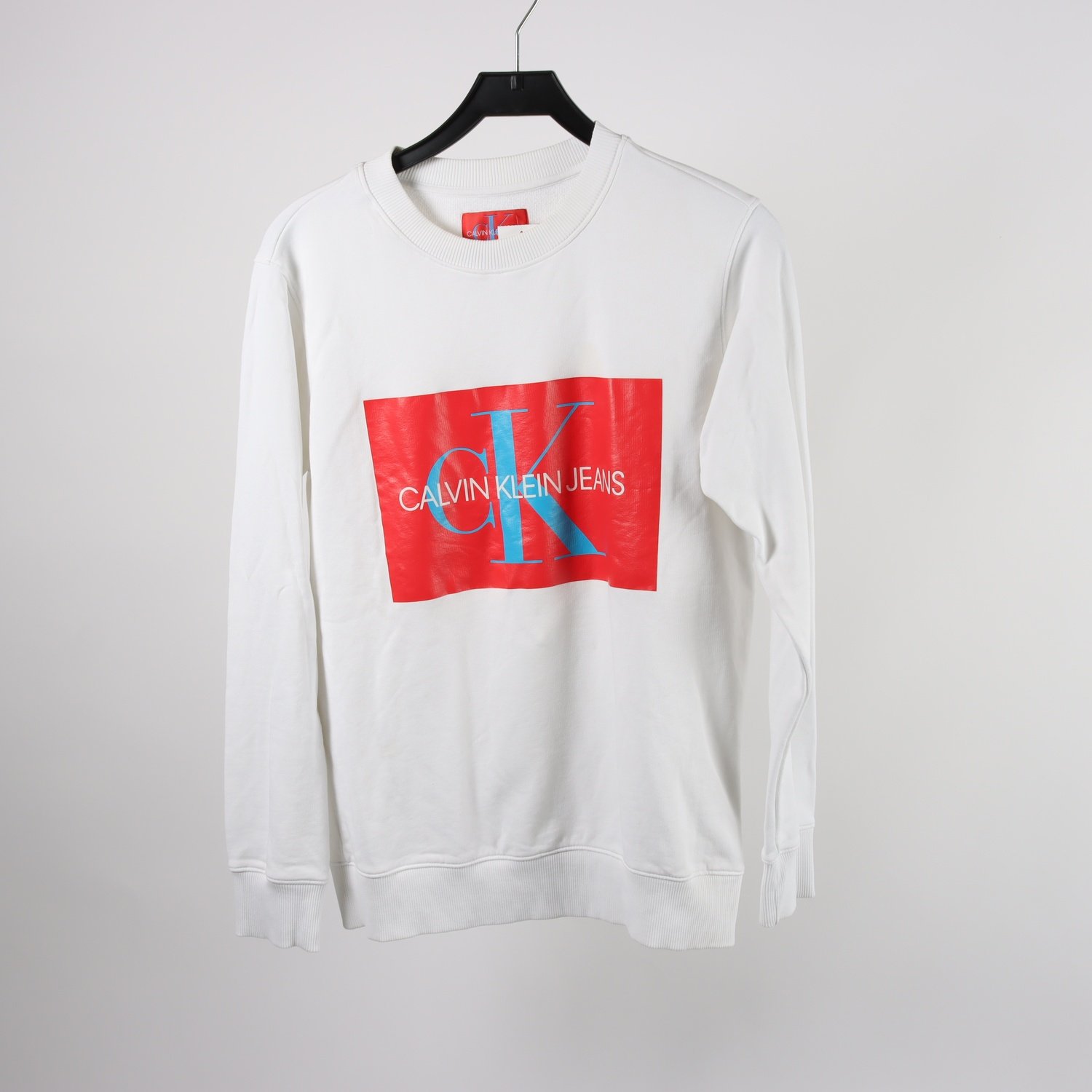 Tröja, Calvin Klein, vit, stl. M