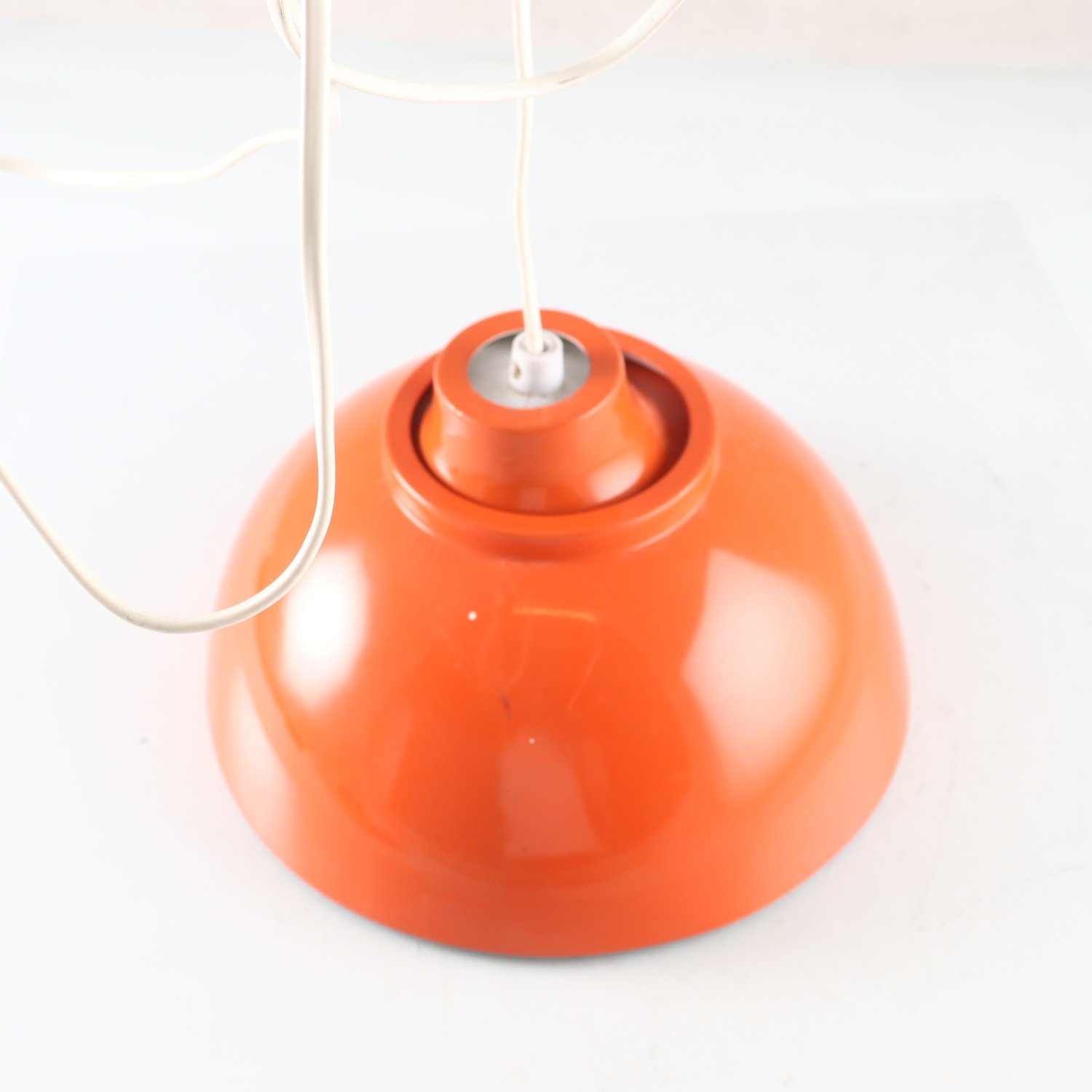 Taklampa, Aluminium, 1970-Tal. Samfraktas ej.