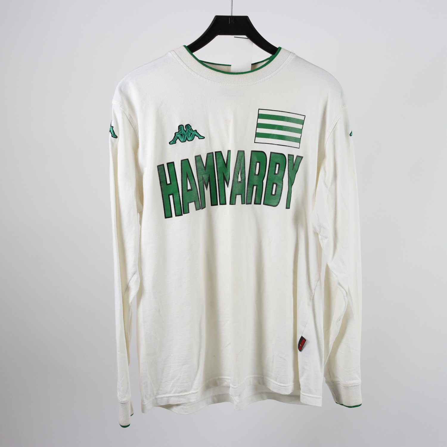 Tröja, Kappa, HIF Hammarby, vit, grön, stl. XXL
