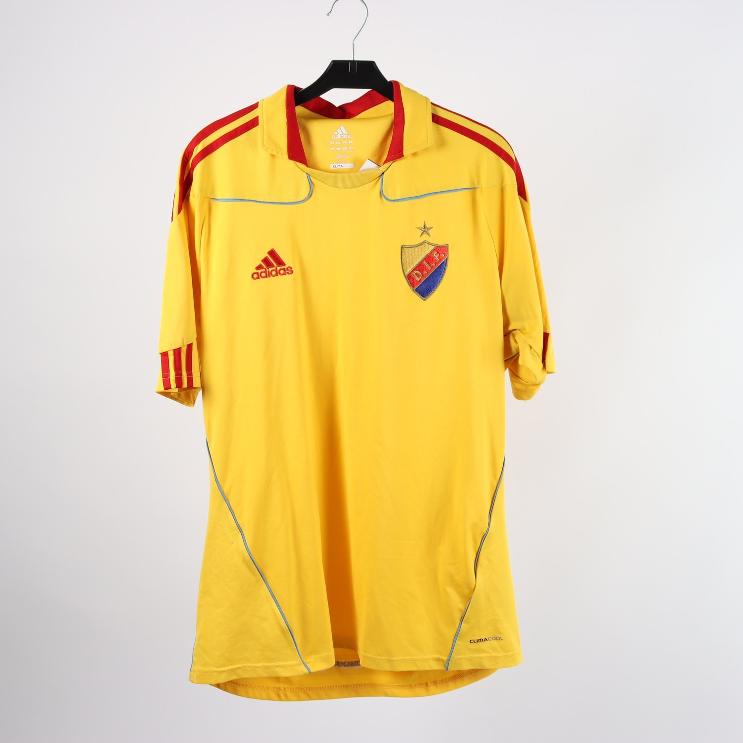 Sporttröja, Adidas, DIF Djurgården, gul, stl. L