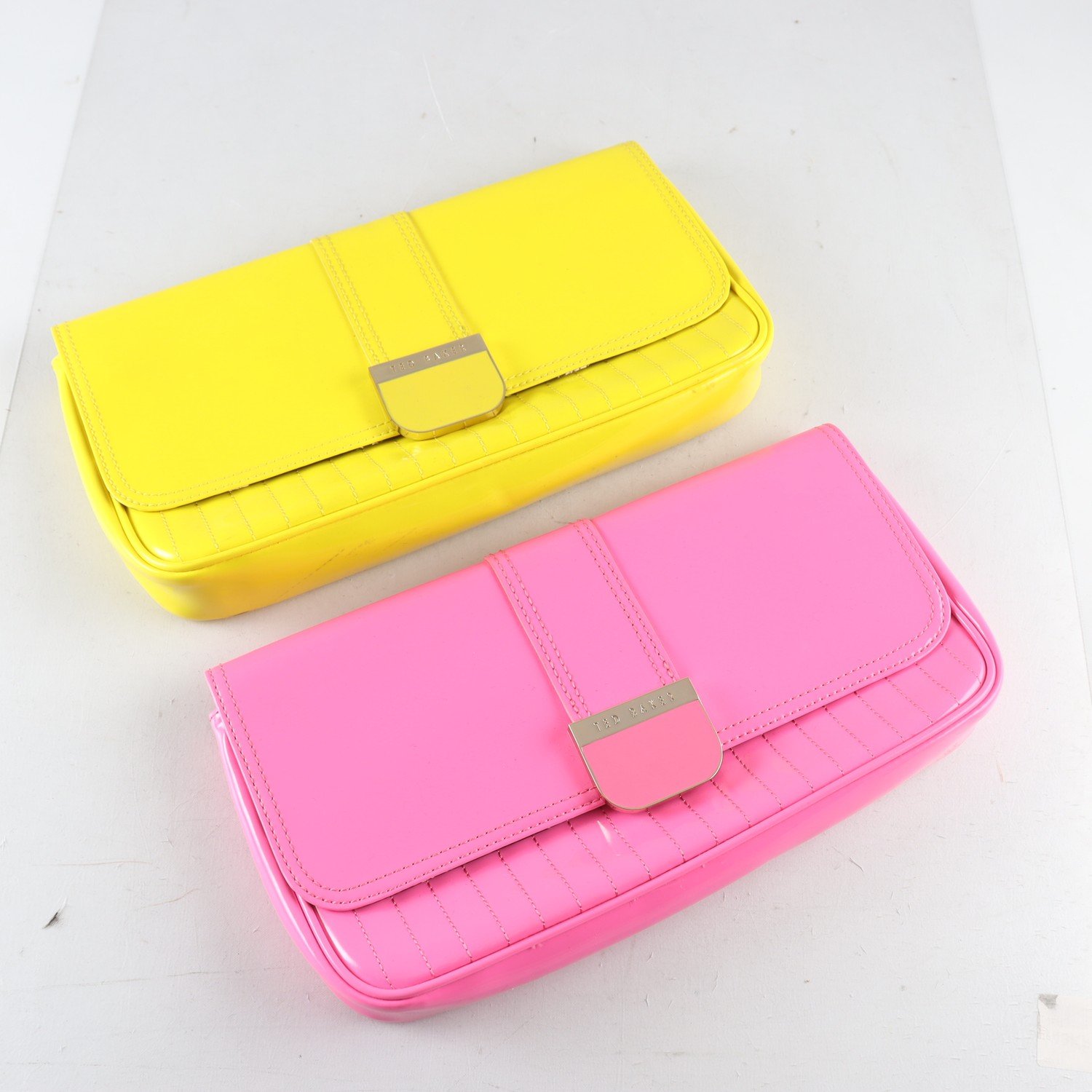 Väska Clutch, 2-pack, Ted Baker, gul, rosa