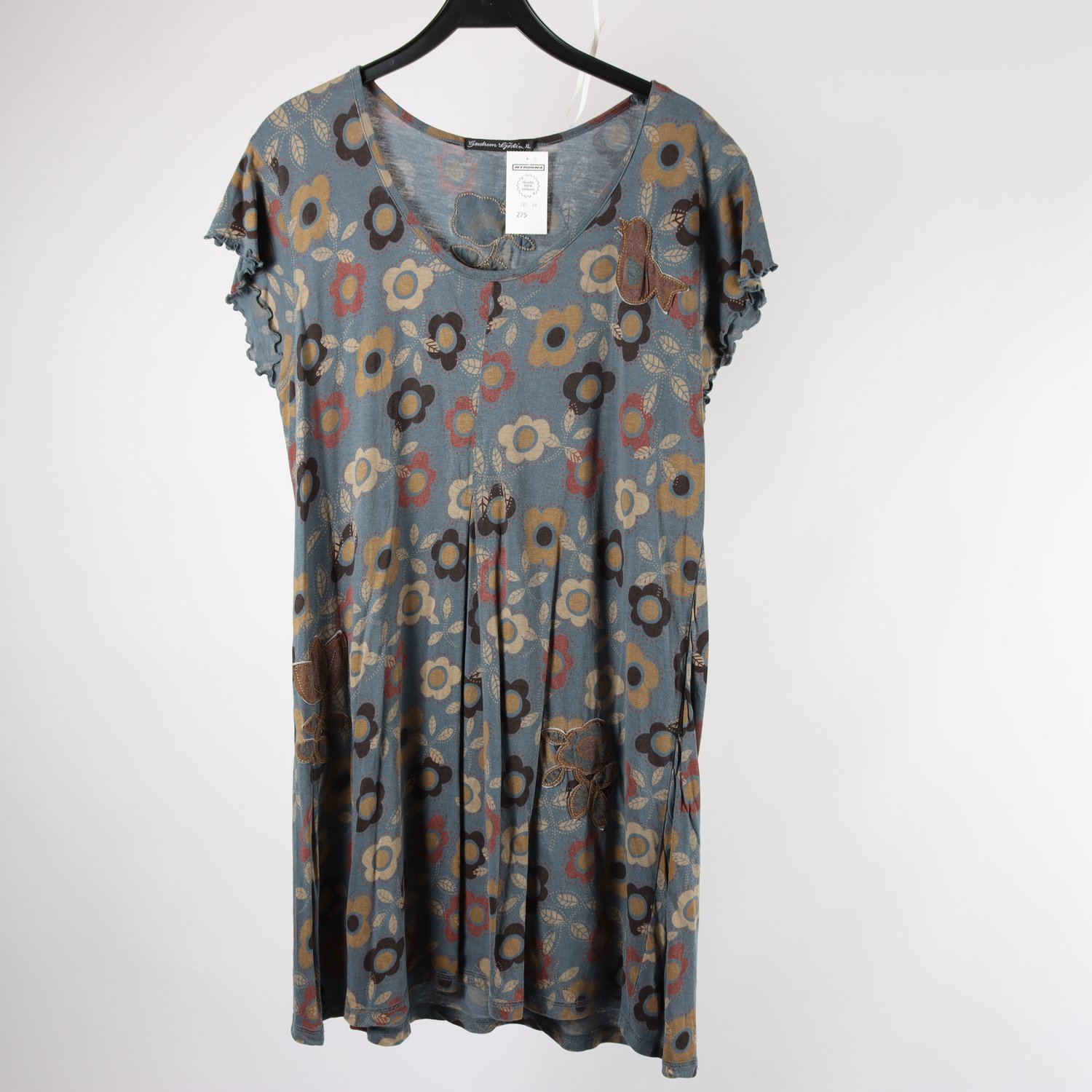 Klänning, Gudrun Sjödèn, blommig, stl. XL