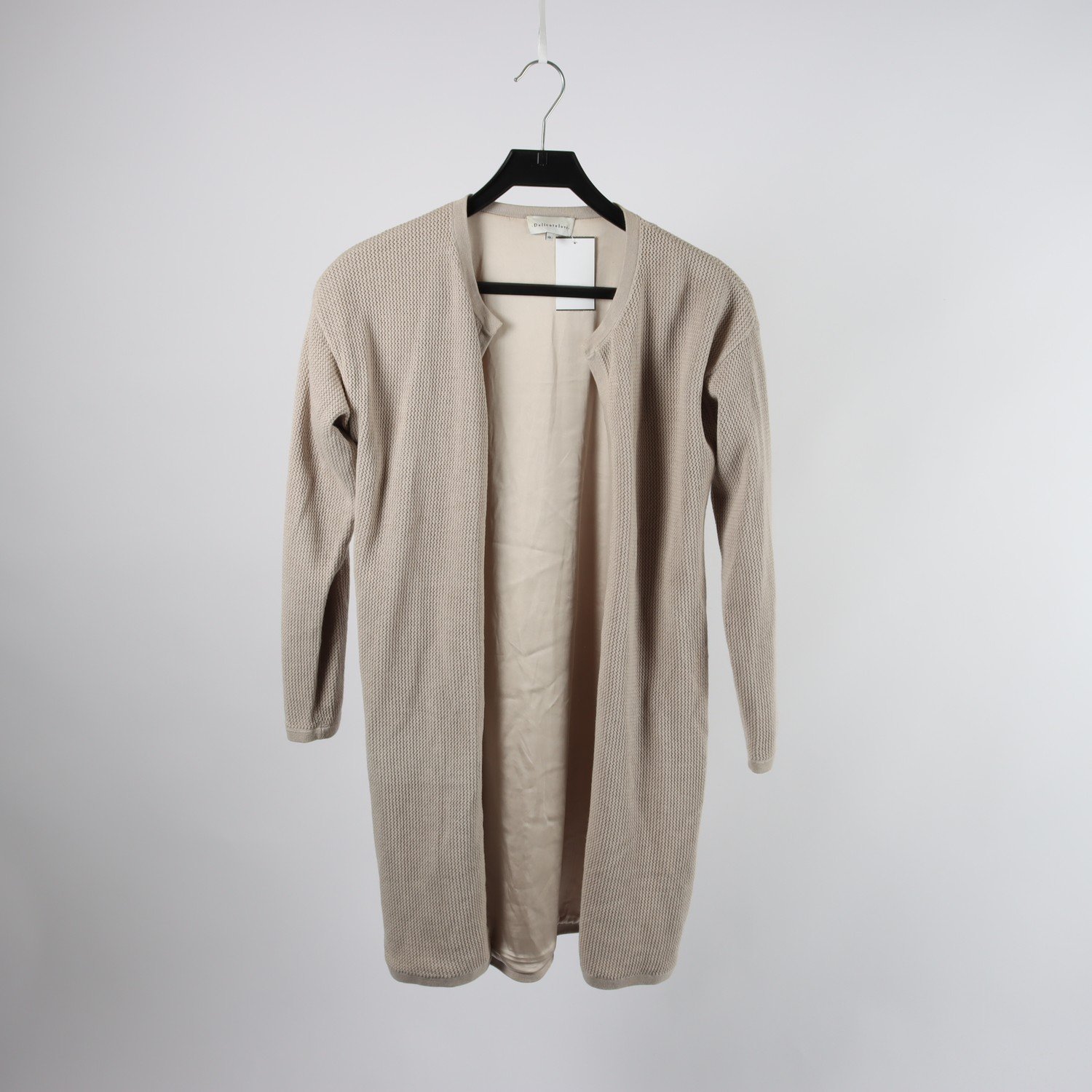 Kofta, Delicatelove, beige, fodrad, boumull, cashmere, stl. S