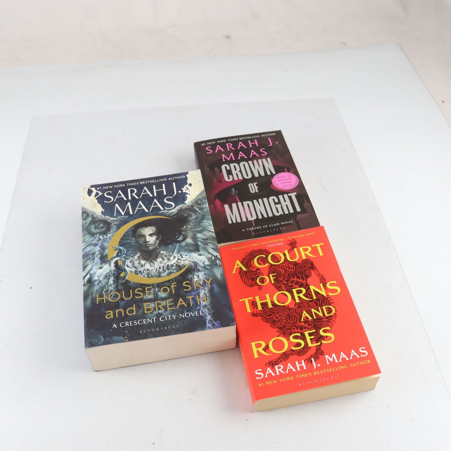 Sarah J. Maas, bokpaket med 3 volymer