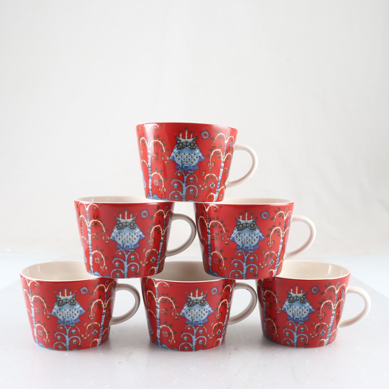 Kaffemuggar, Taika, Heikki Orvola, Iittala, 6 st