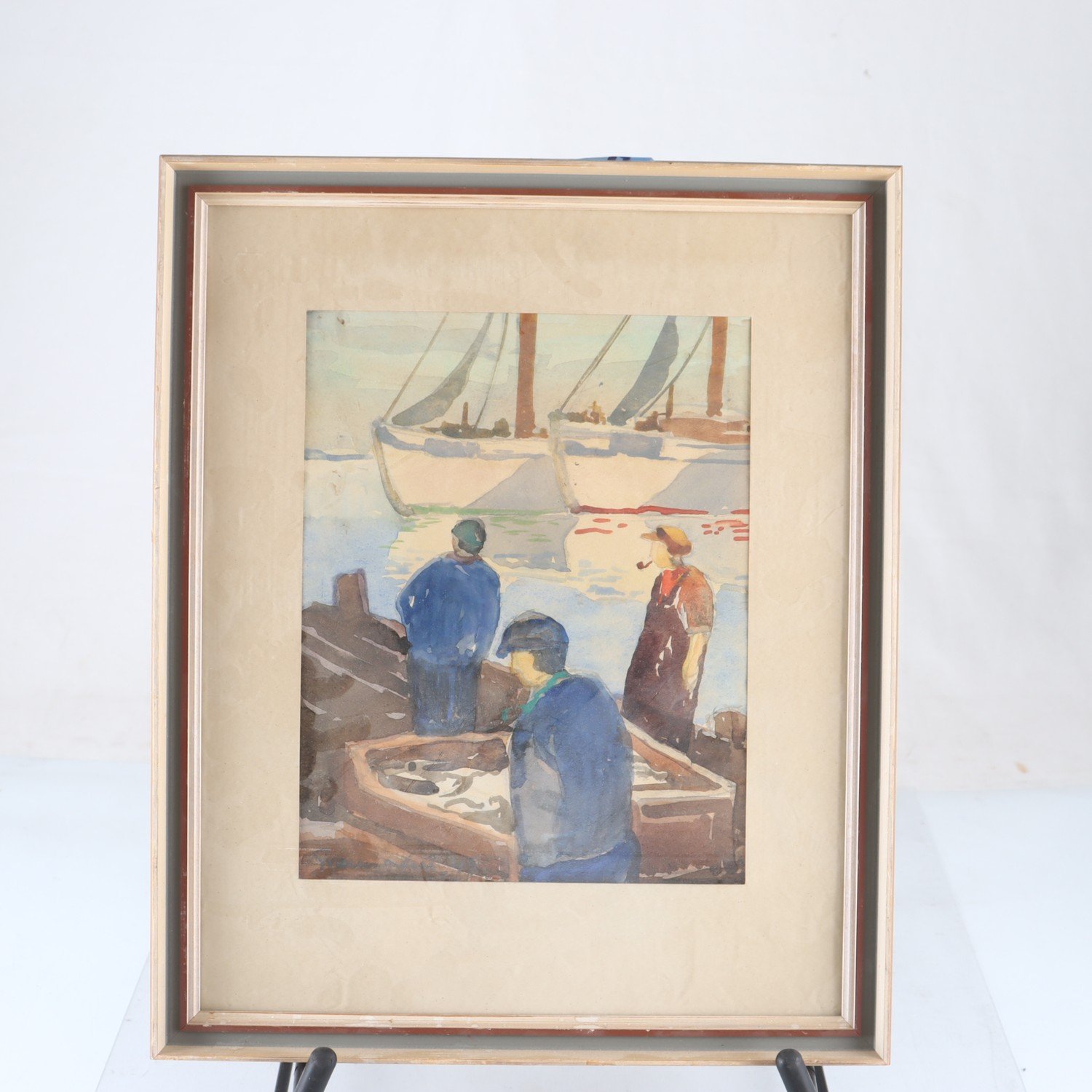 Akvarell, Erik Granfelt, (1919-1990), signerad Granfelt. Samfraktas ej.